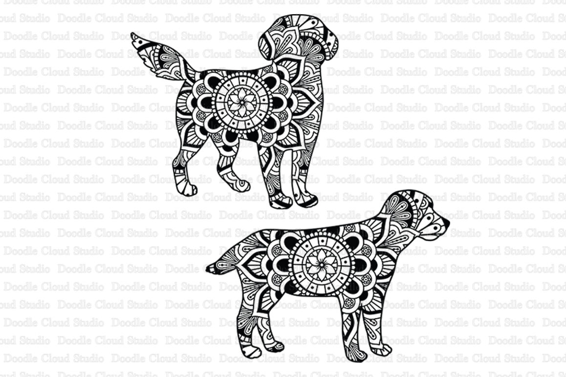 Download Dog Mandala Svg Cut Files Dog Mandala Clipart By Doodle Cloud Studio Thehungryjpeg Com