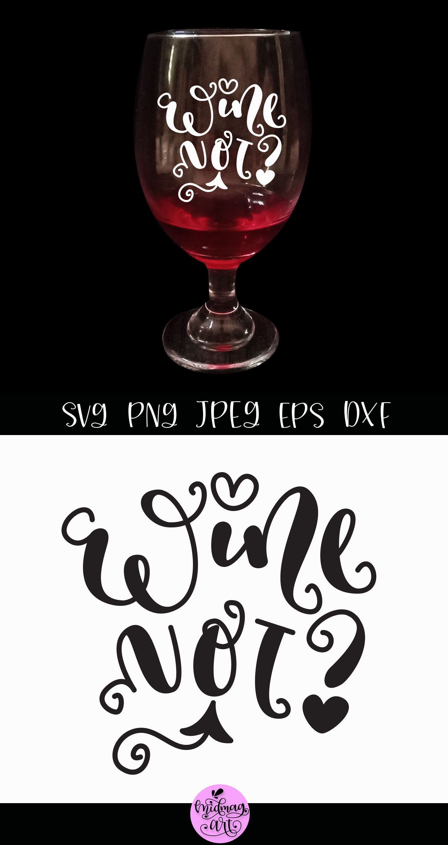 Download Wine not svg, wine sayings svg By Midmagart | TheHungryJPEG.com