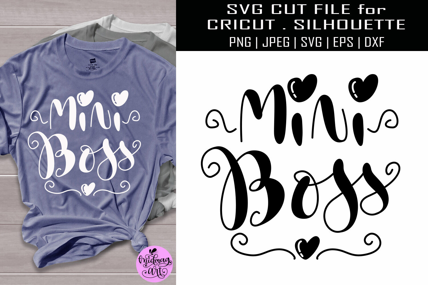 Mini Boss Svg Baby Shirt Svg By Midmagart Thehungryjpeg Com