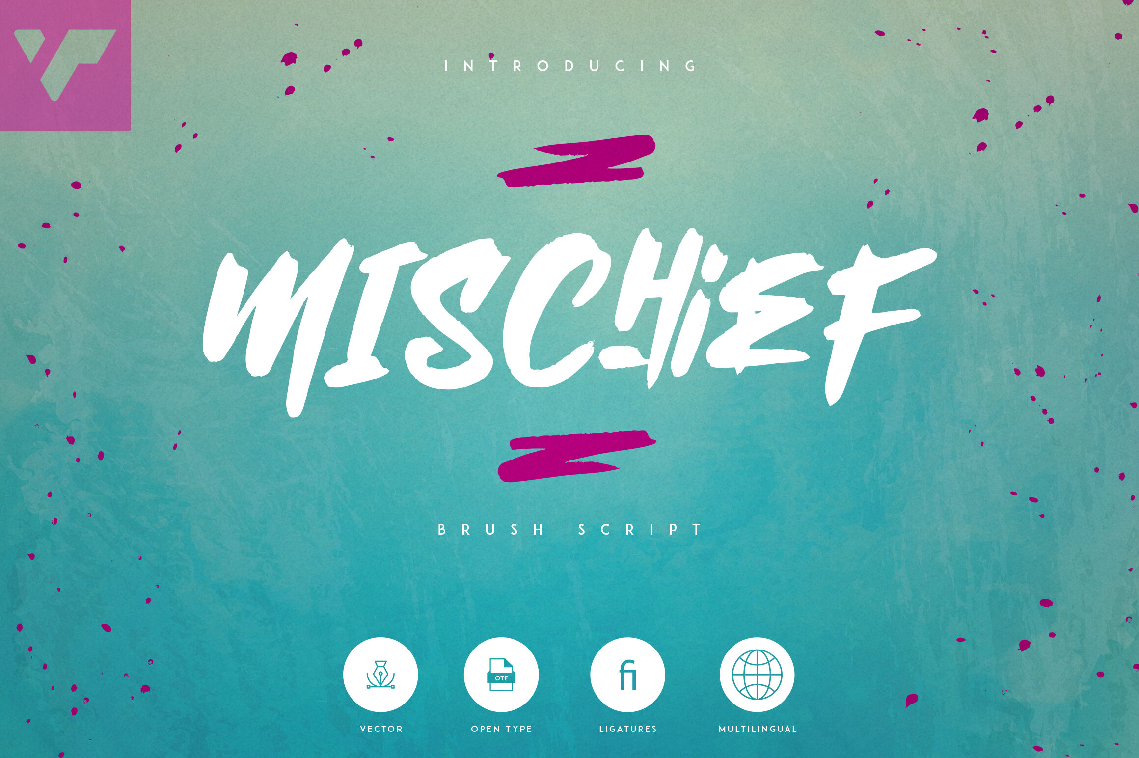 Mischief Brush Font Extras By Vpcreativeshop Thehungryjpeg Com