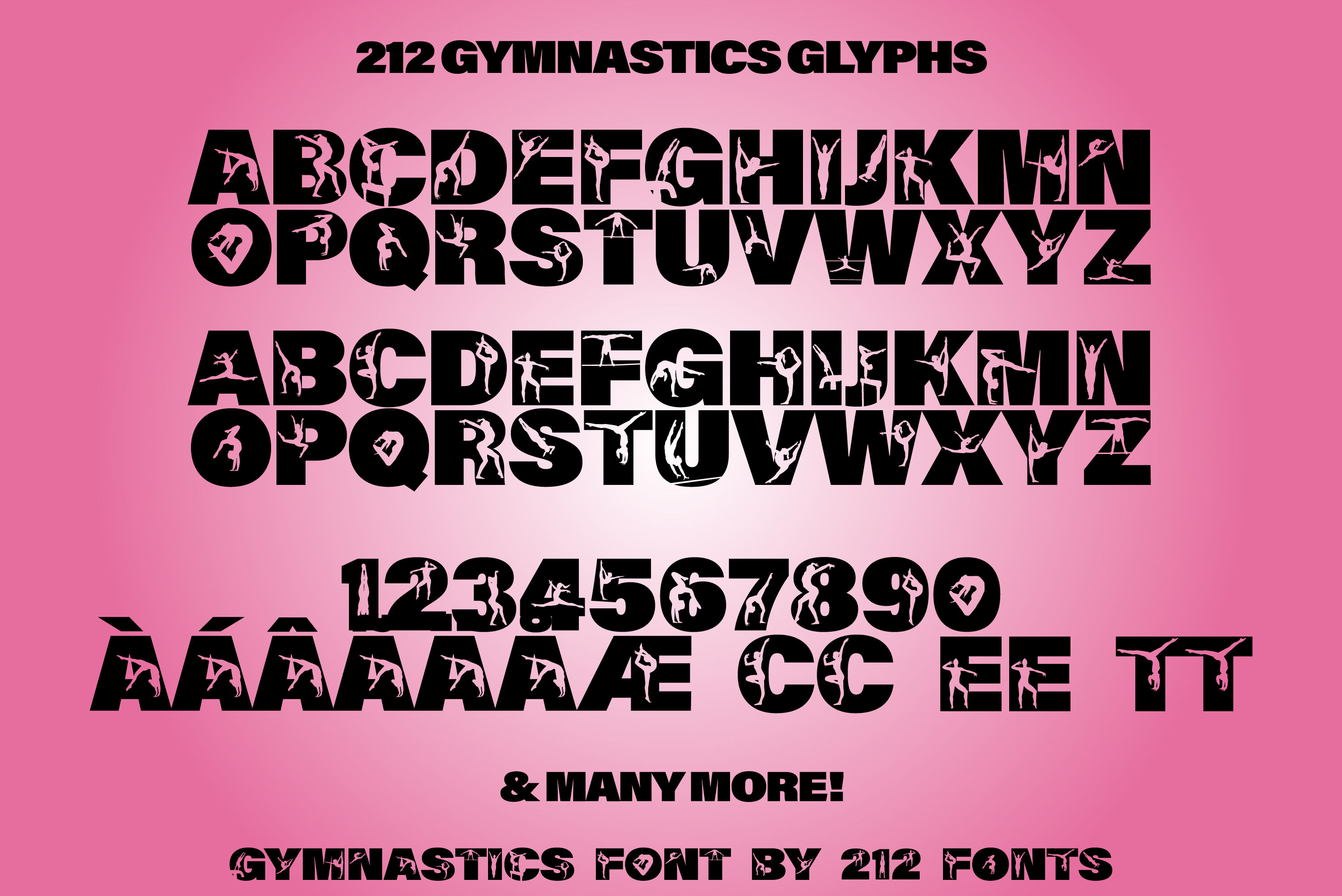 212-gymnastics-caps-display-font-gymnast-alphabet-otf-by-212-fonts