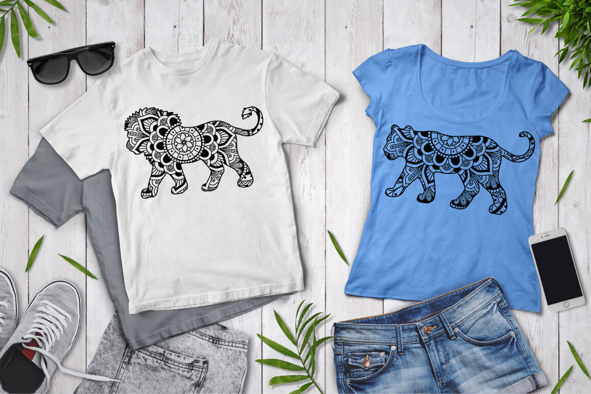 Download Lion Mandala Svg Cut Files Lioness Mandala Svg By Doodle Cloud Studio Thehungryjpeg Com