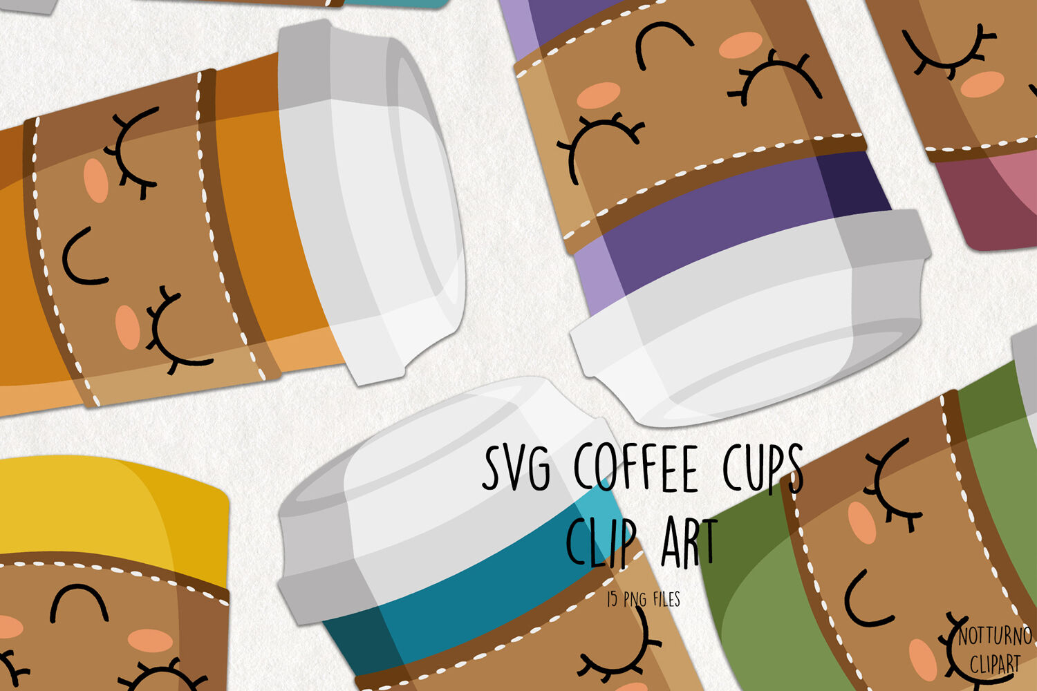 Cute Coffee Cup Expressions Clip Art Set – Daily Art Hub // Graphics,  Alphabets & SVG