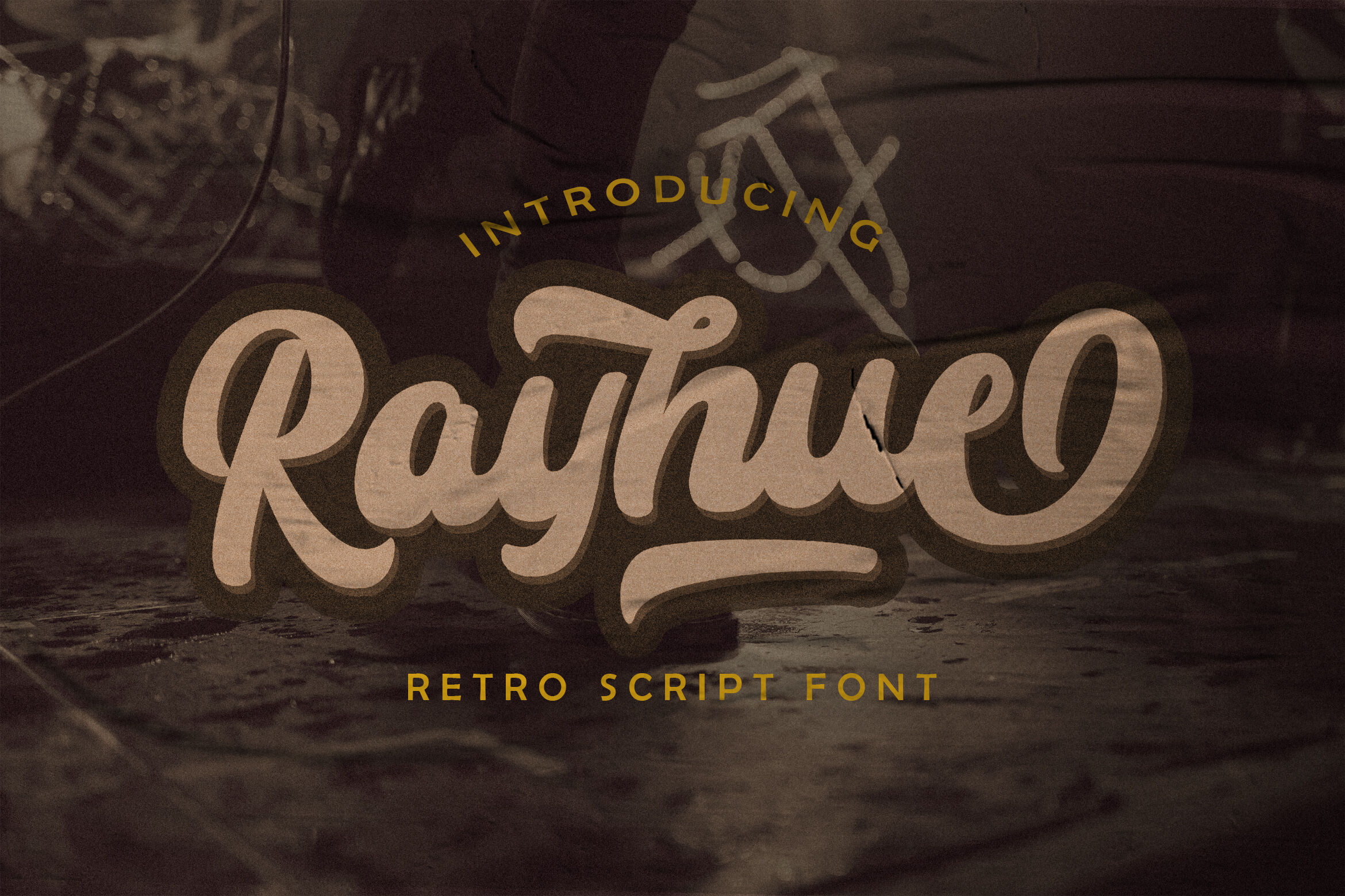 Rayhue Retro Bold Script Font By Stringlabs Thehungryjpeg Com
