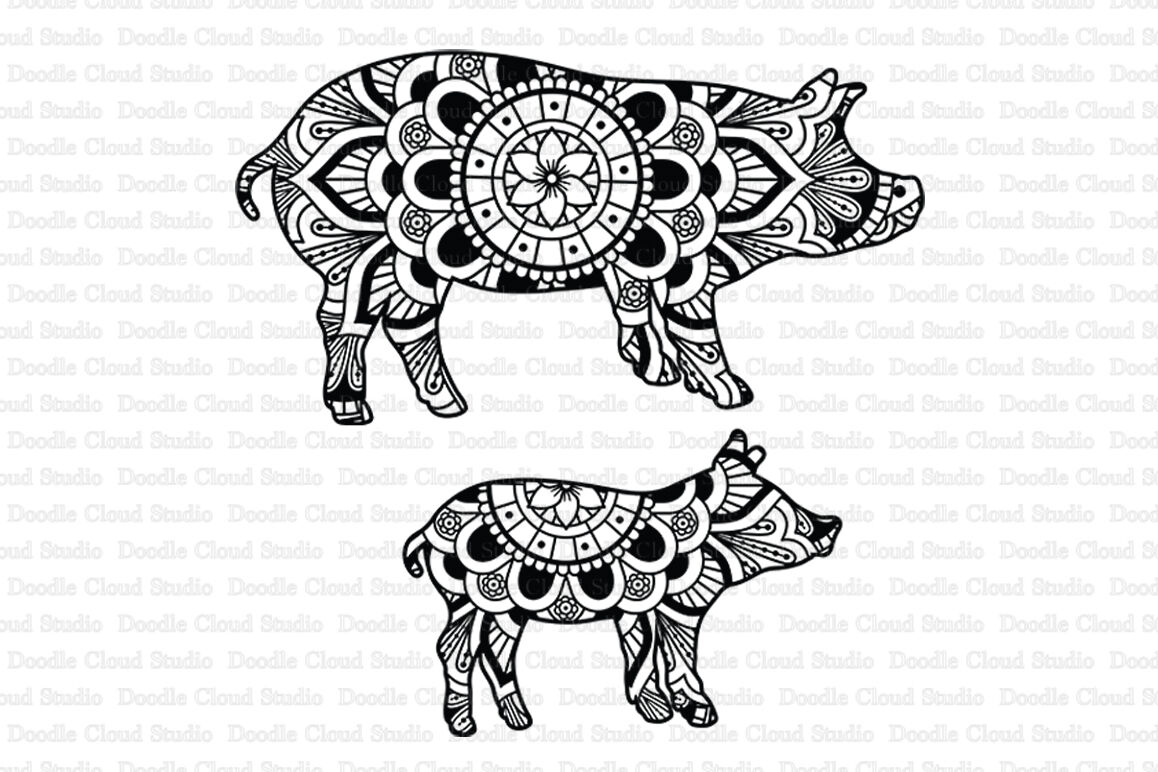 Free Free Mandala Pig Svg 868 SVG PNG EPS DXF File