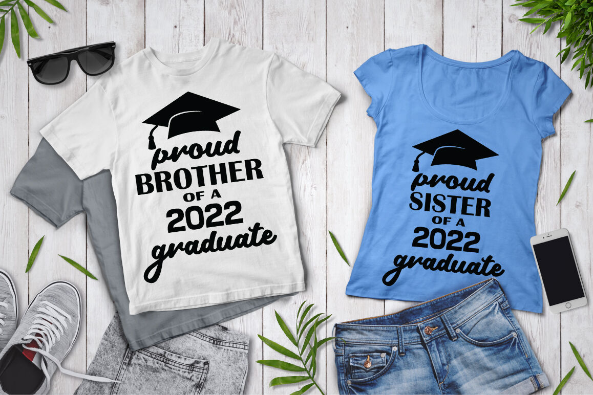 Proud Family of a 2022 Graduate SVG, Mom, Dad, Sister, Brother. By ...