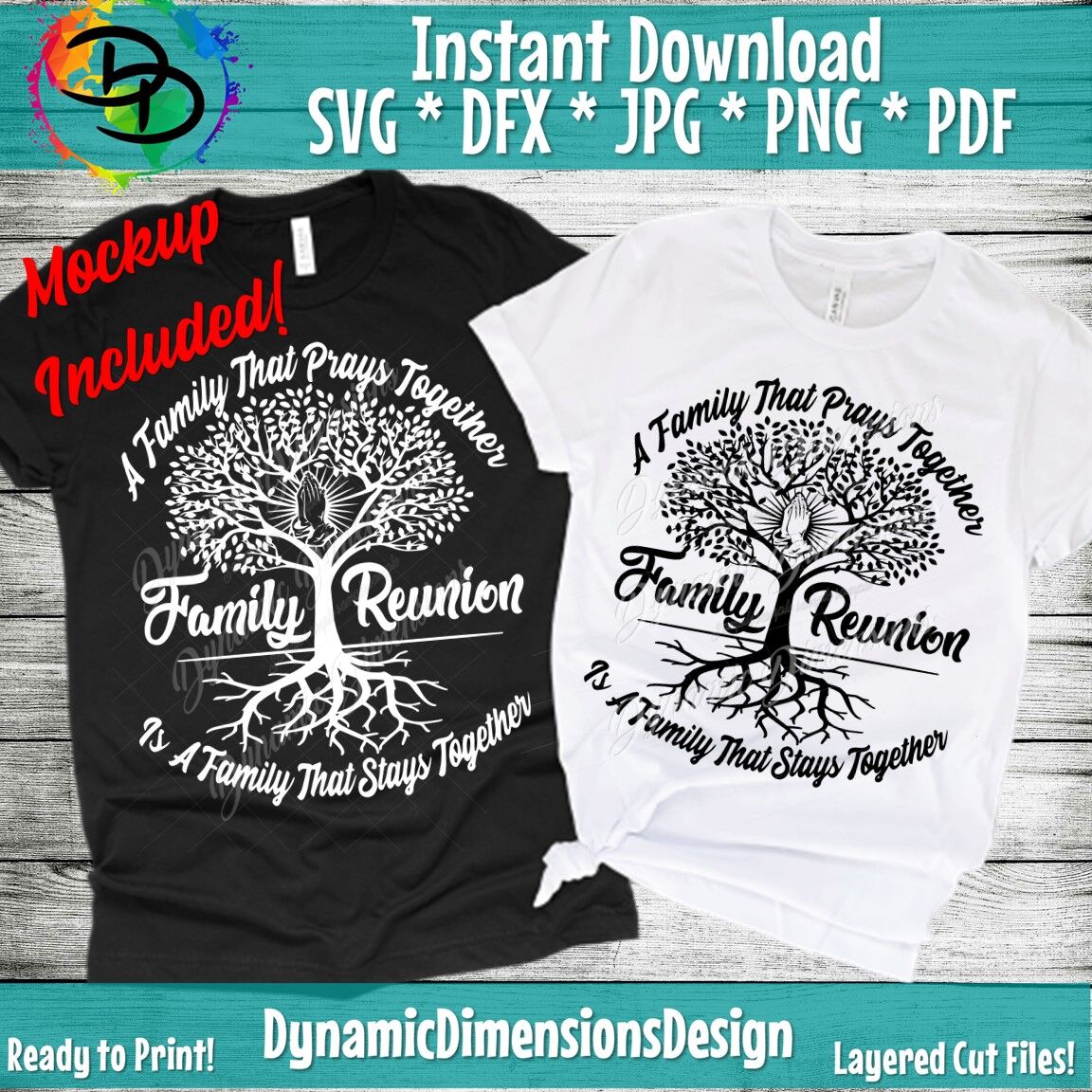 Download Family Reunion svg, Family that prays together, Roots Run ...