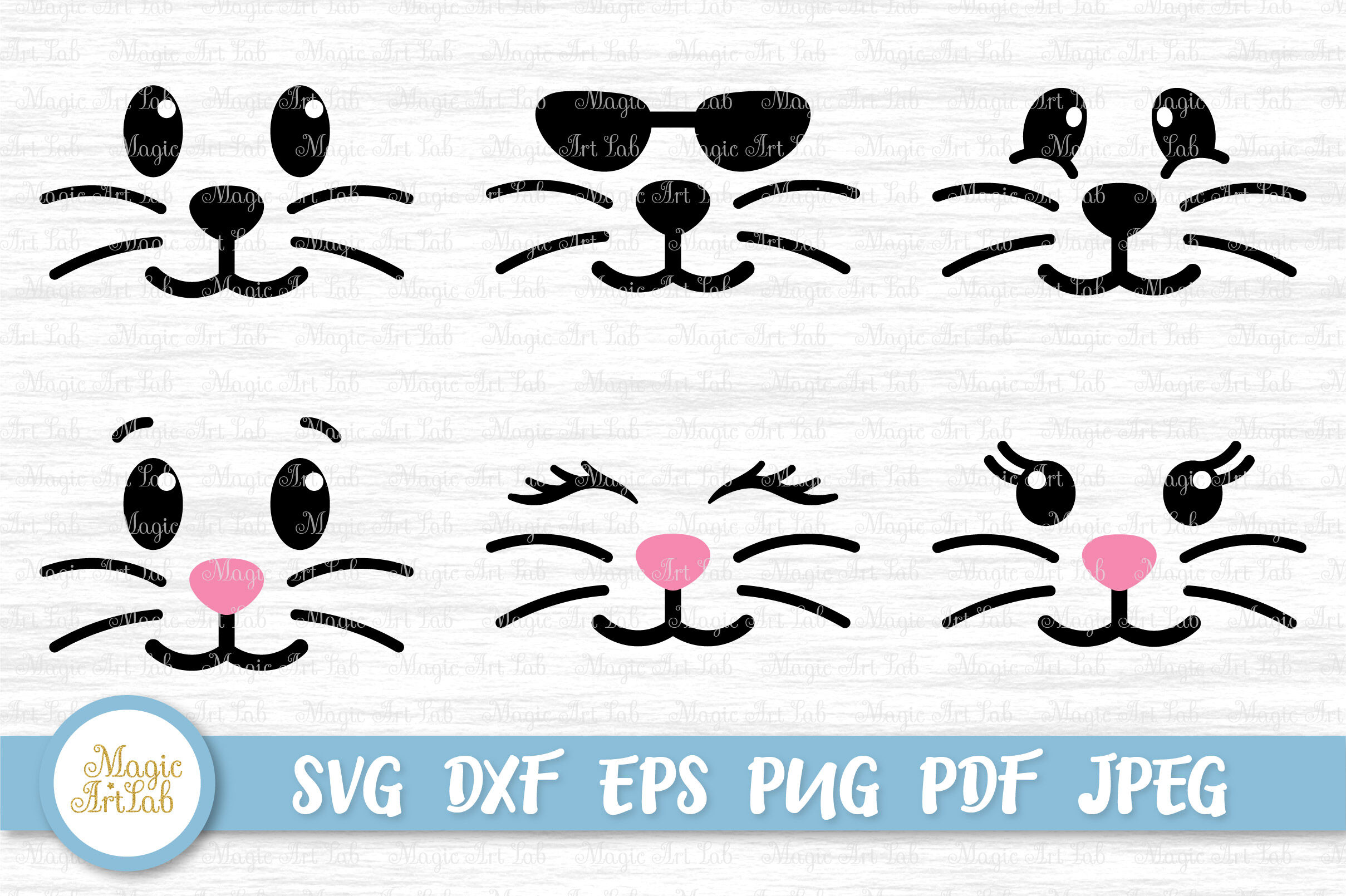 Bunny face svg, Easter svg, Bunny svg, Easter bunny svg ...