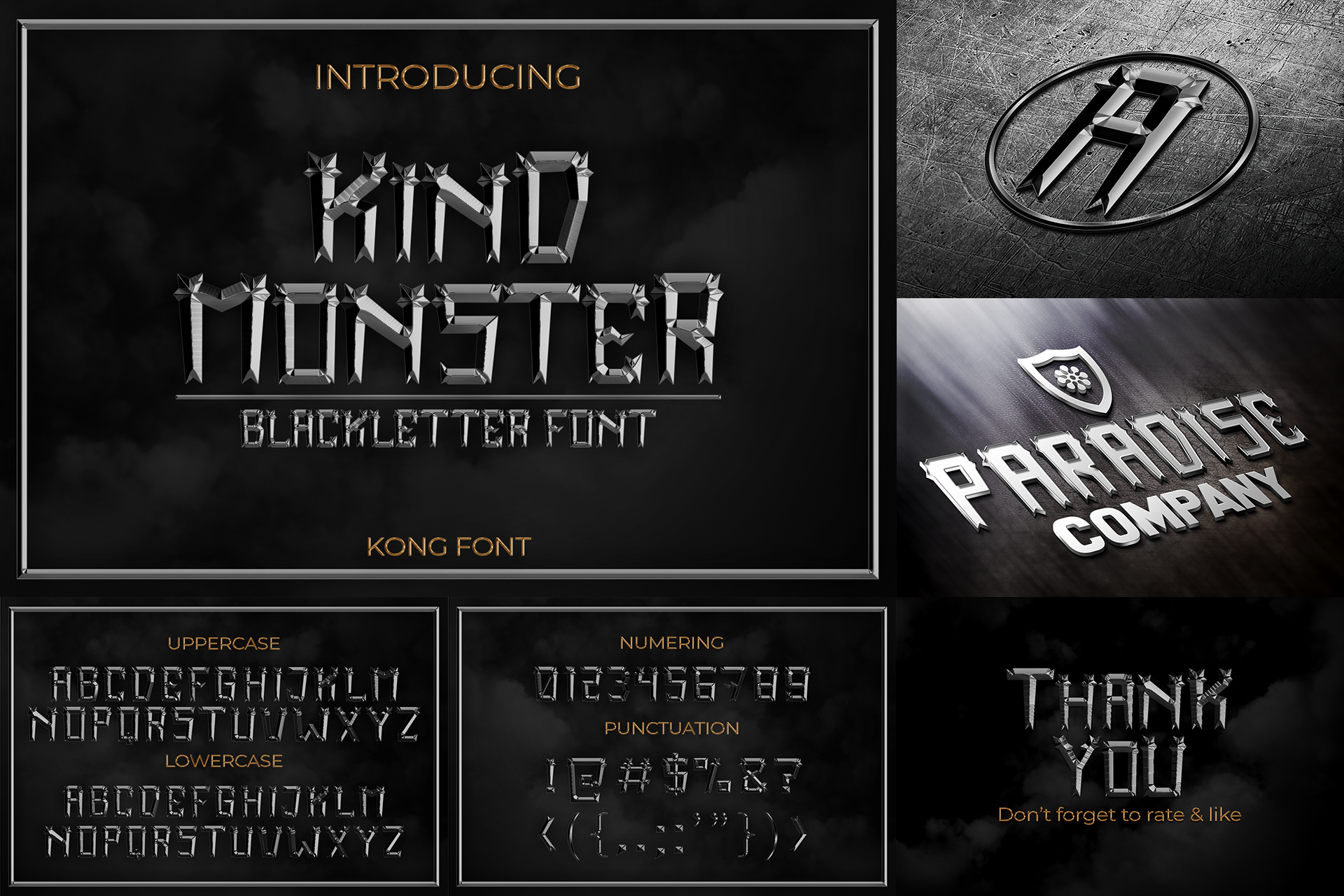 Kind Monster Font By Kongfont Thehungryjpeg Com