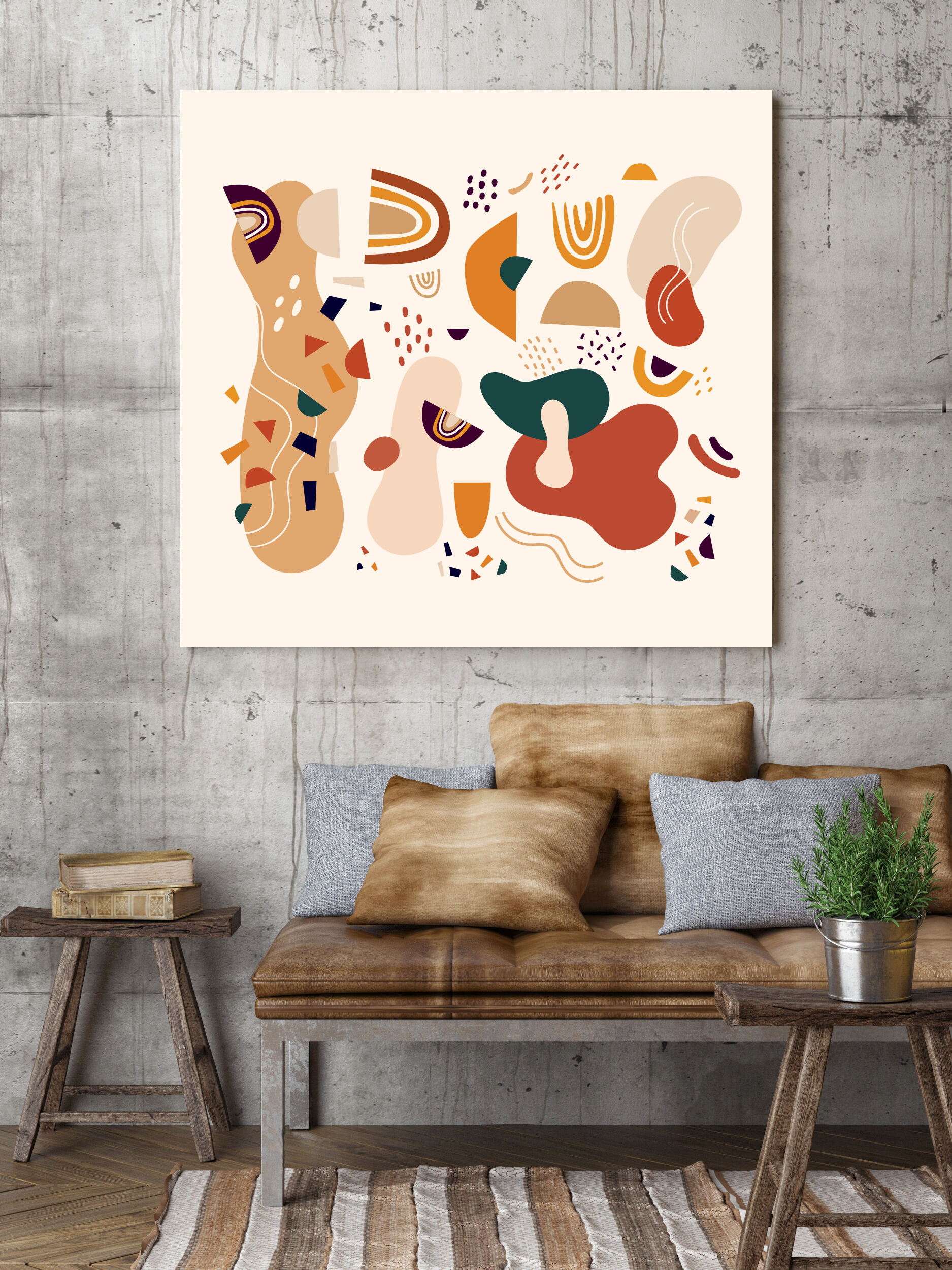 Abstract Shapes By Molesko Studio | TheHungryJPEG