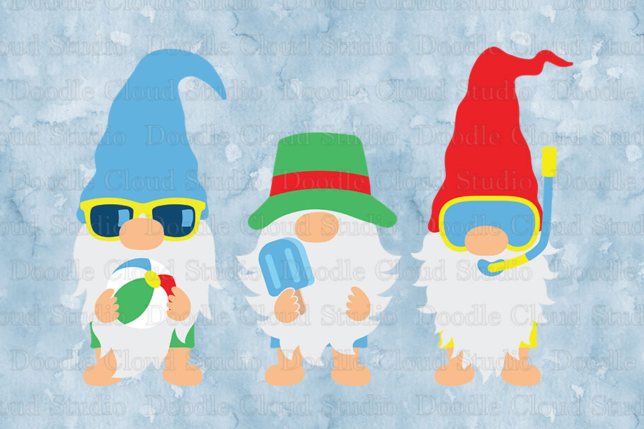 Download Gnomes Svg Beach Gnome Svg Summer Gnome Clipart By Doodle Cloud Studio Thehungryjpeg Com