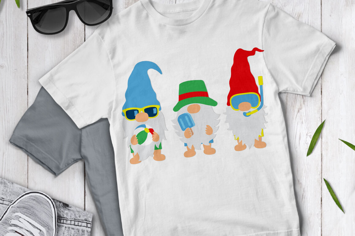 Download Gnomes SVG, Beach Gnome SVG, Summer Gnome Clipart. By ...