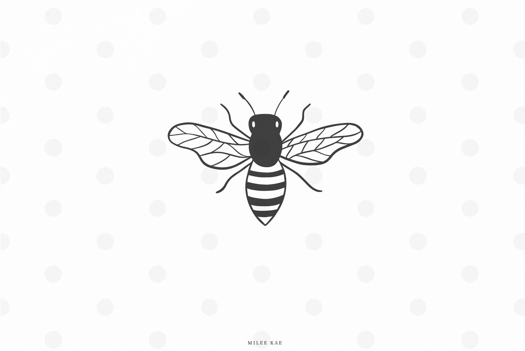 Bumble bee svg cut file By Michelekae | TheHungryJPEG.com
