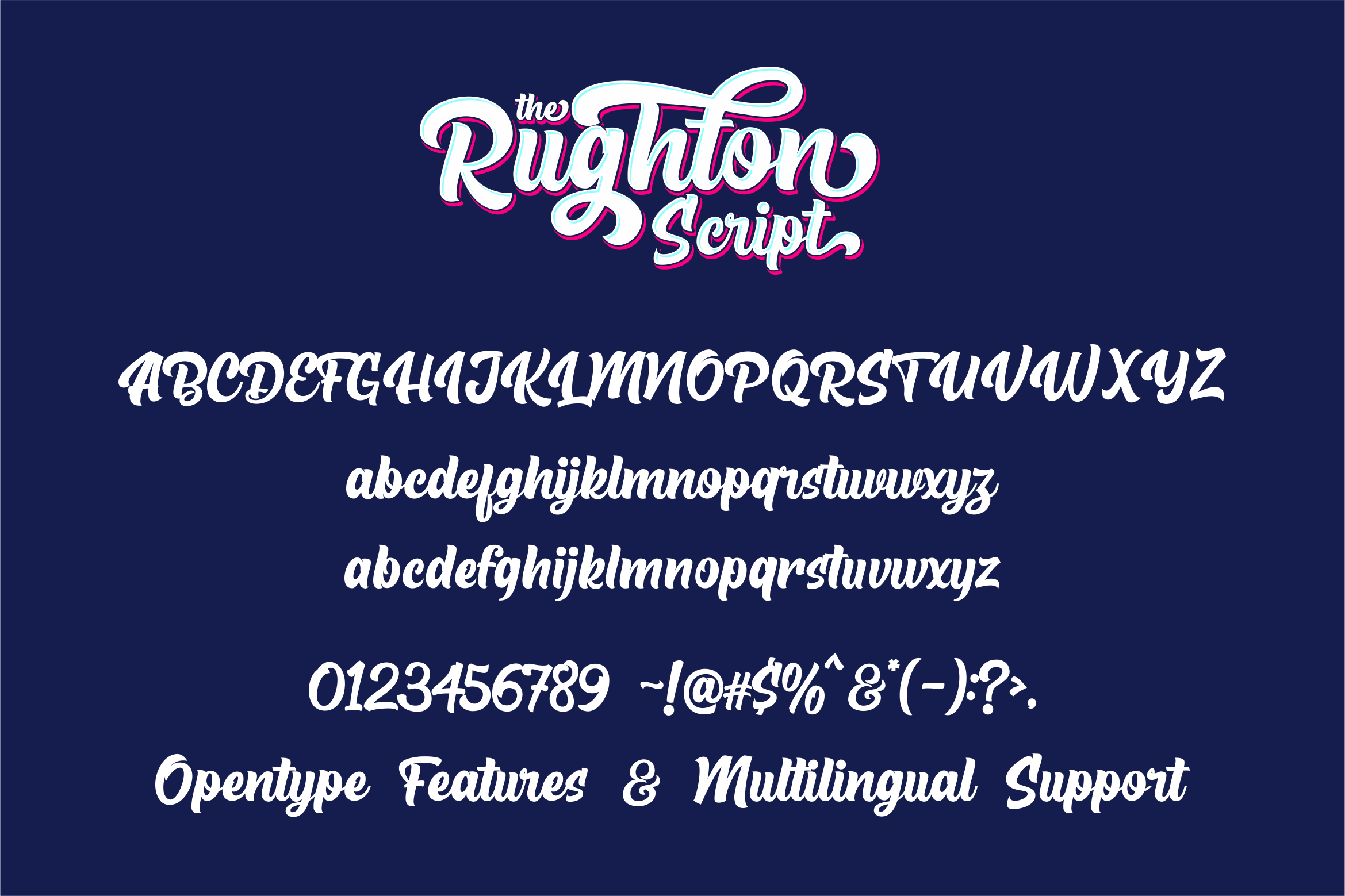 The Rughton Script By Figuree Thehungryjpeg Com