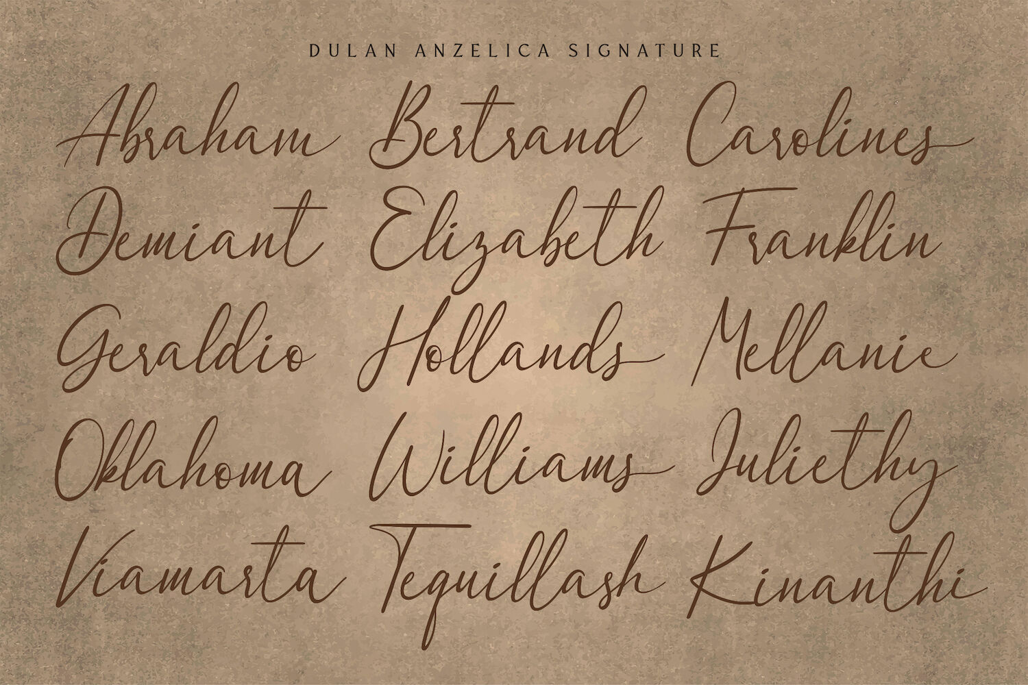 Dulan Anzelica Signature Script Font By Stringlabs Thehungryjpeg Com