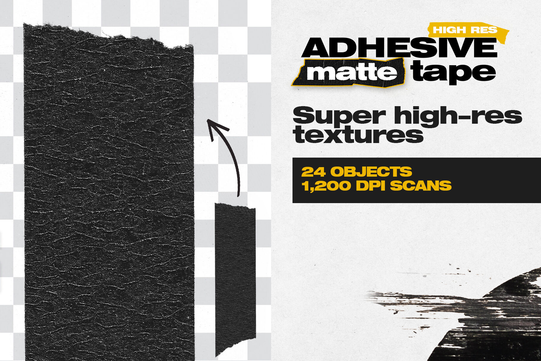 Download High Res Adhesive Matte Tape Objects By Layer Form ...