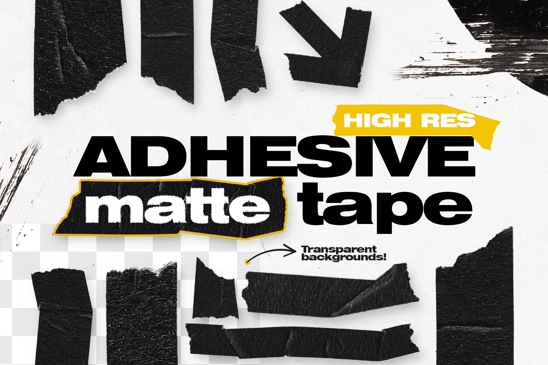 Download High Res Adhesive Matte Tape Objects By Layer Form ...