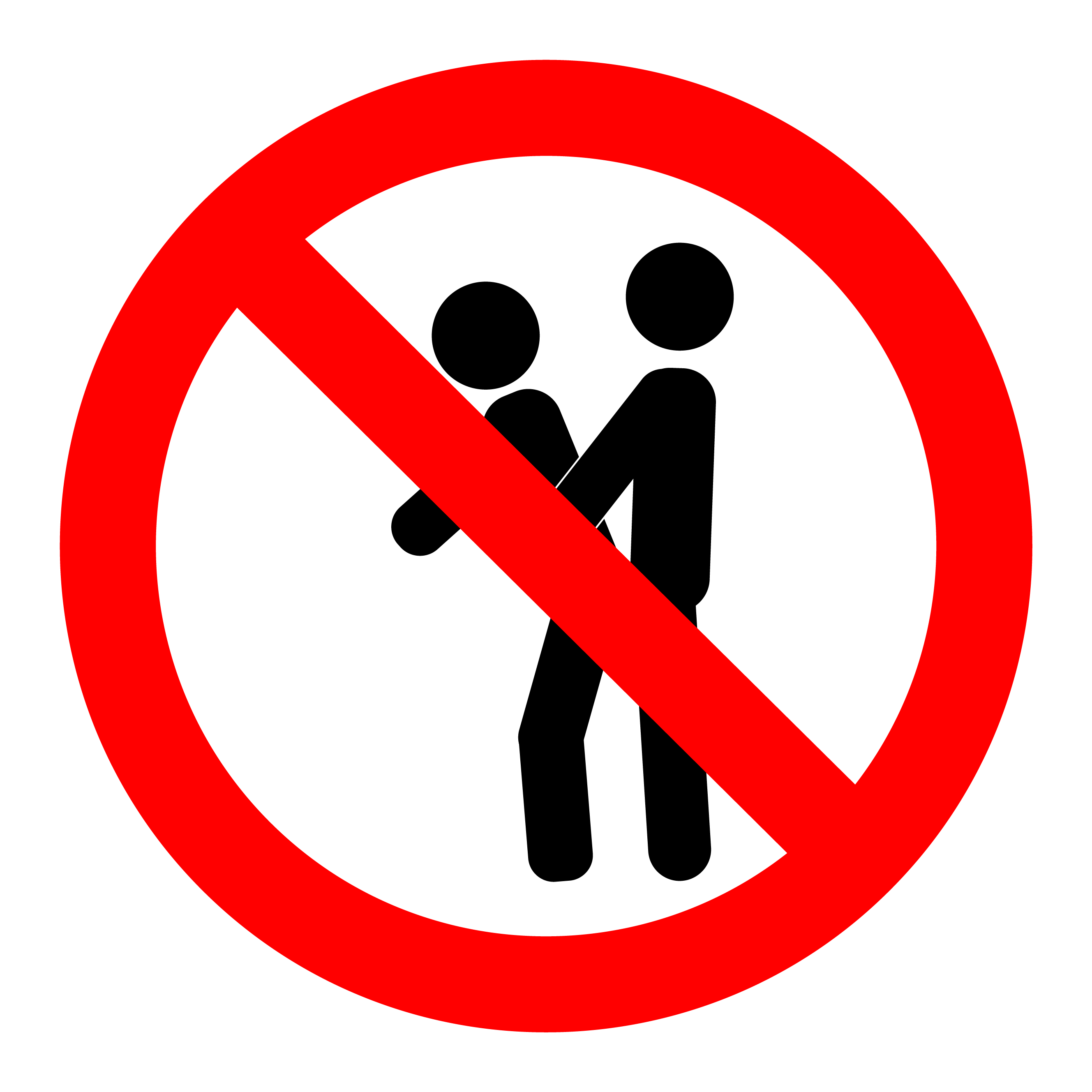 No public sex, ban street coitus. Vector forbidden make love By 09910190 |  TheHungryJPEG