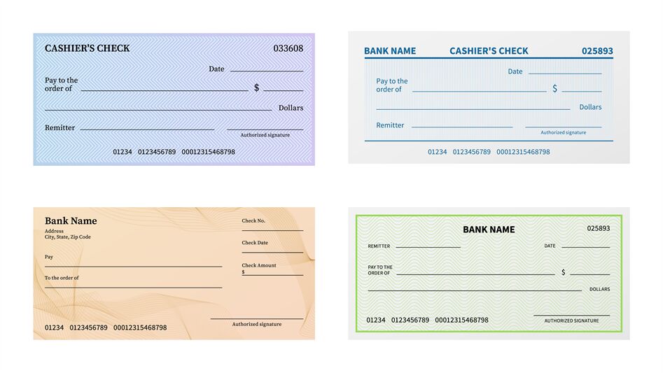 Check Template Blank Bank Cheque With Guilloche Pattern And Watermark By Yummybuum Thehungryjpeg Com