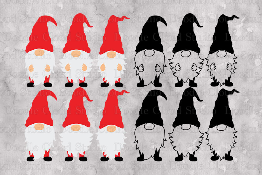 Download Gnome Svg Gnomes Bundle Cute Garden Gnome Svg By Doodle Cloud Studio Thehungryjpeg Com