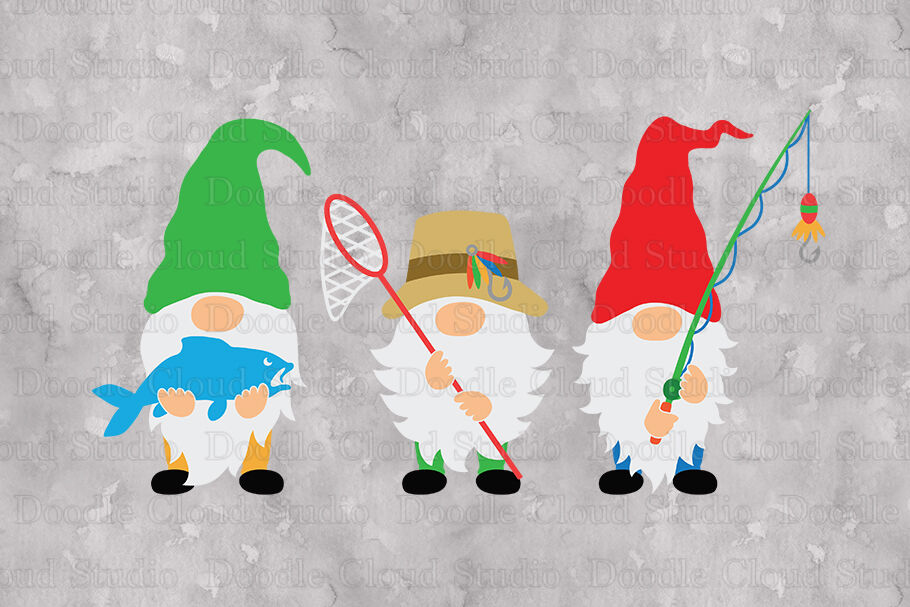 Download Gnome SVG, Fisherman Gnomes SVG, Gnome Clipart. By Doodle ...