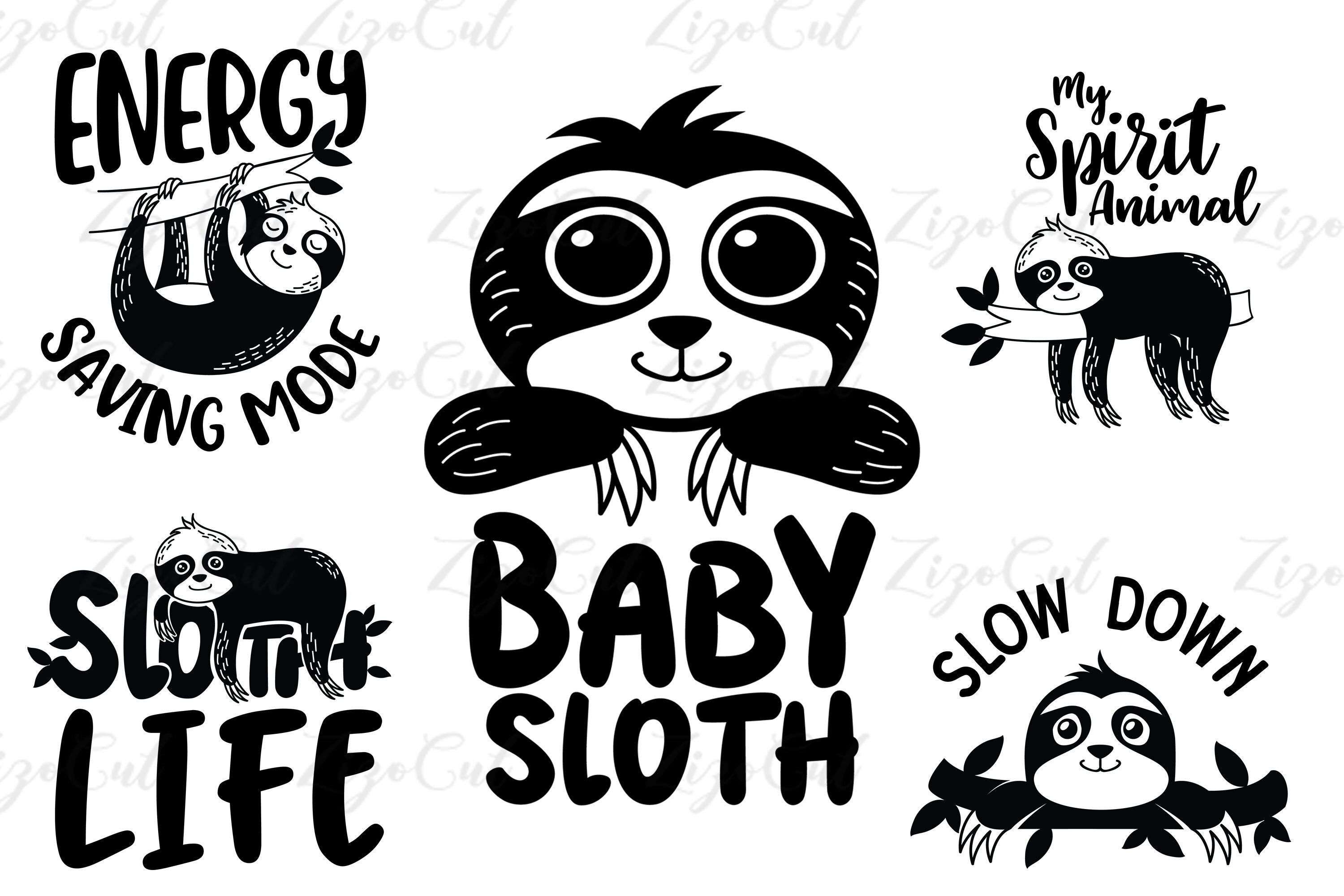 Download Sloth Svg Bundle By MStudio | TheHungryJPEG.com