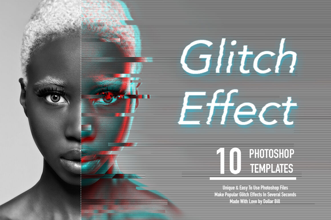 Glitch Effect, Photoshop Effect