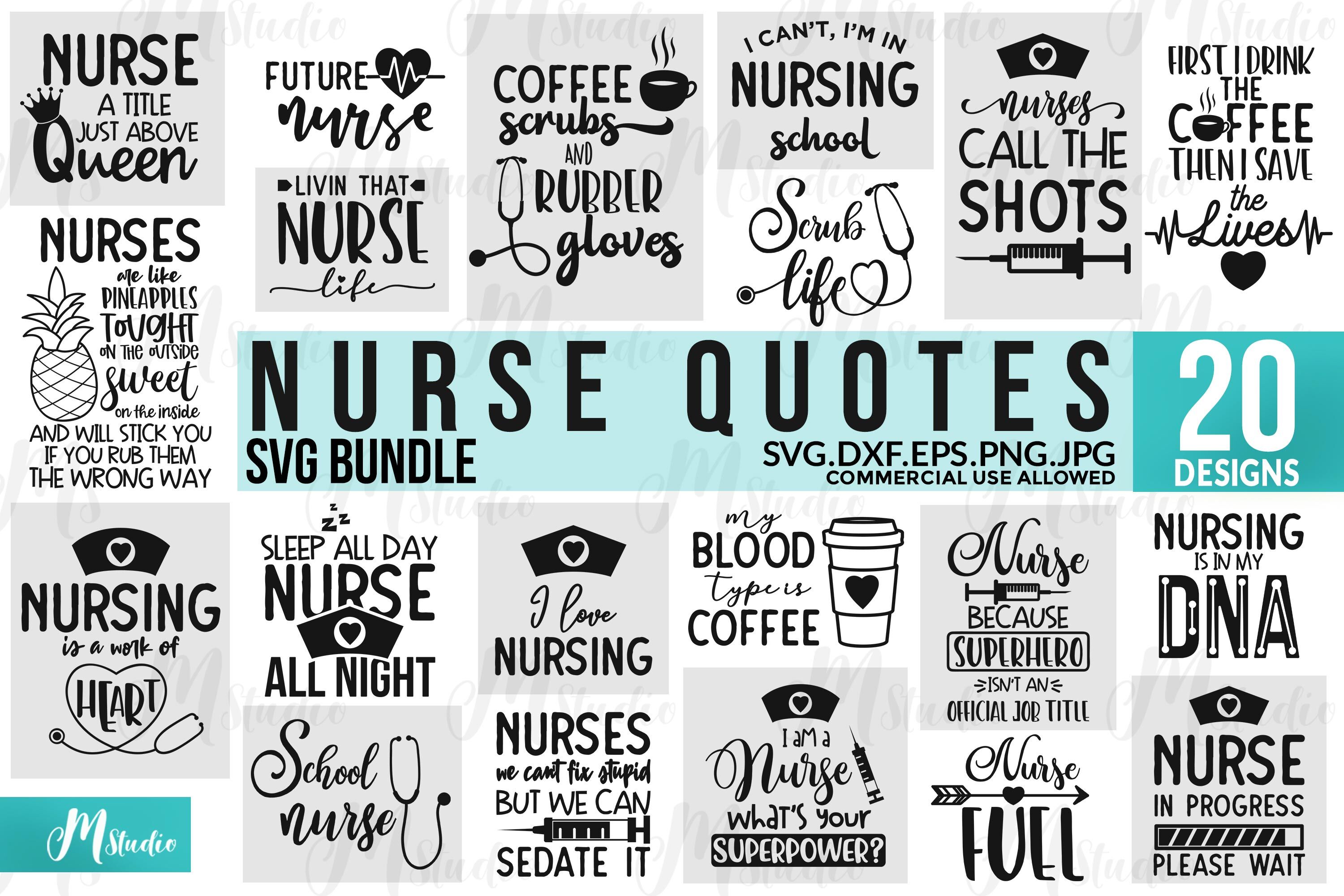Download Nurse Quotes SVG Bundle By MStudio | TheHungryJPEG.com