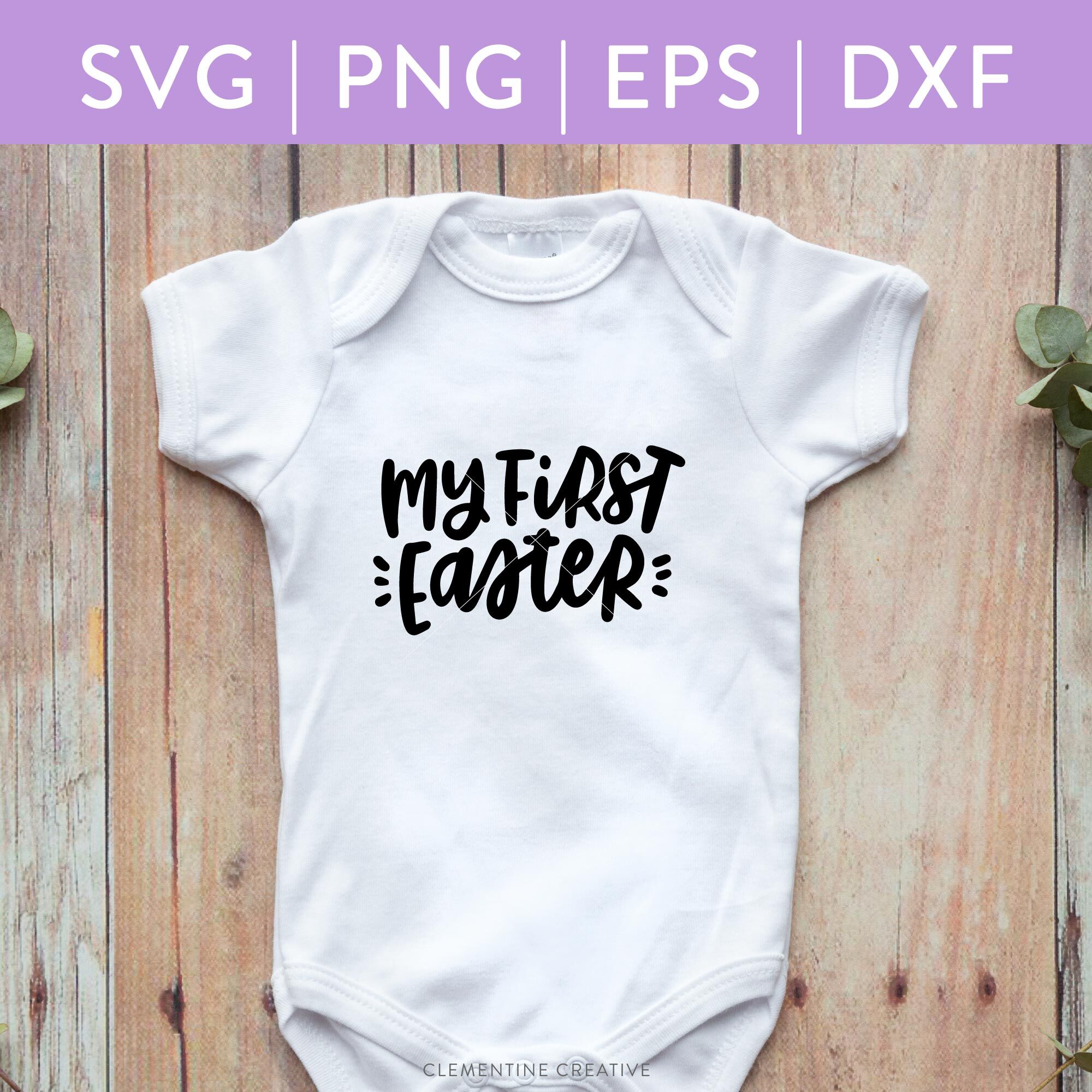 My First Easter Svg Baby S 1st Easter Svg By Clementine Creative Thehungryjpeg Com