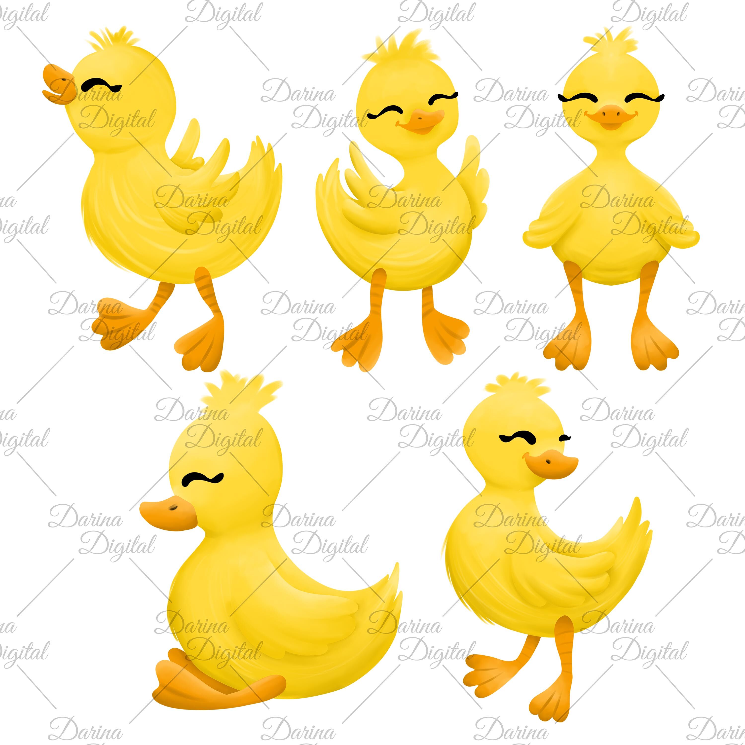 Little Duckling Clipart By Digitaldesignsandart Thehungryjpeg Com