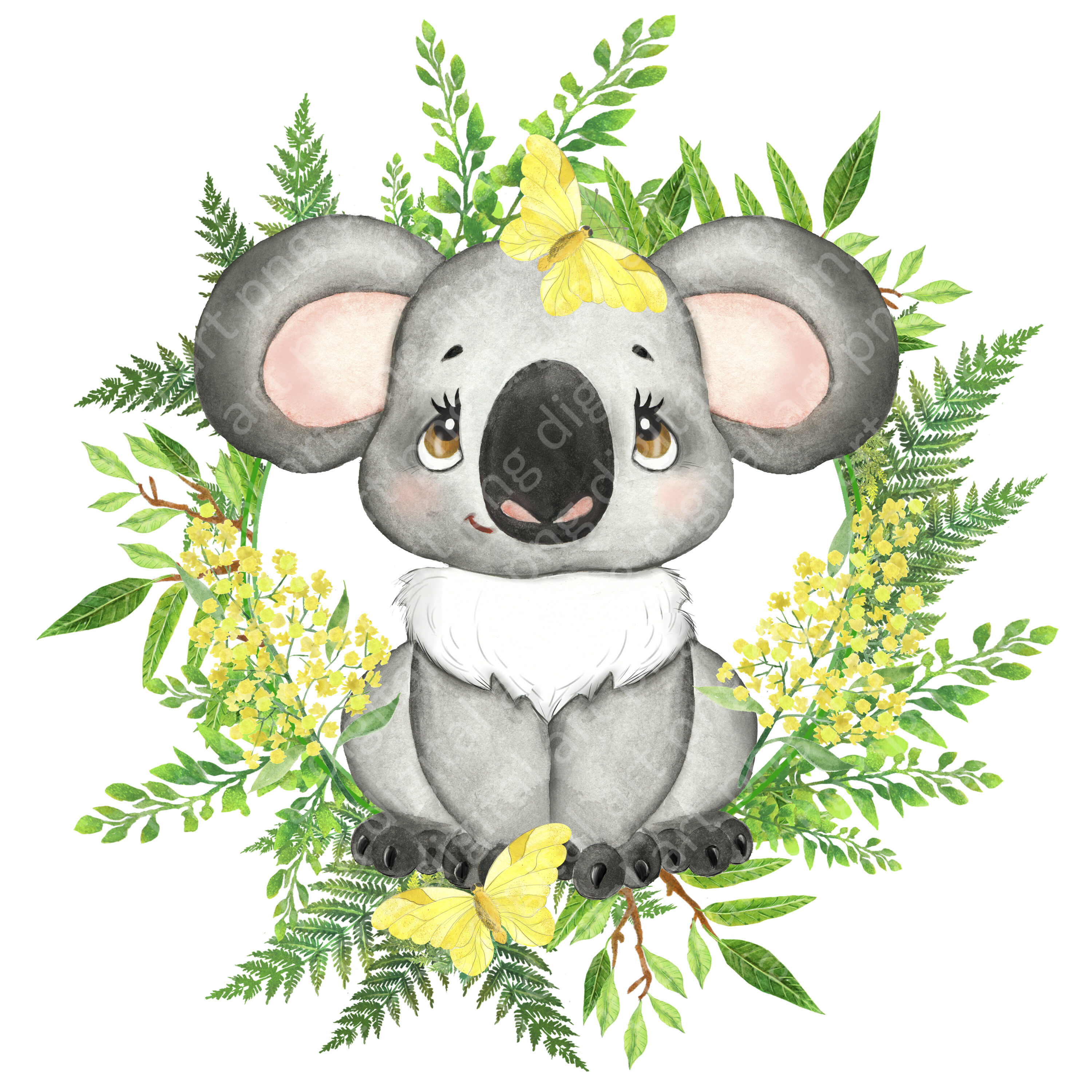 Download Australian animals clipart. Koala clipart. Watercolor baby ...