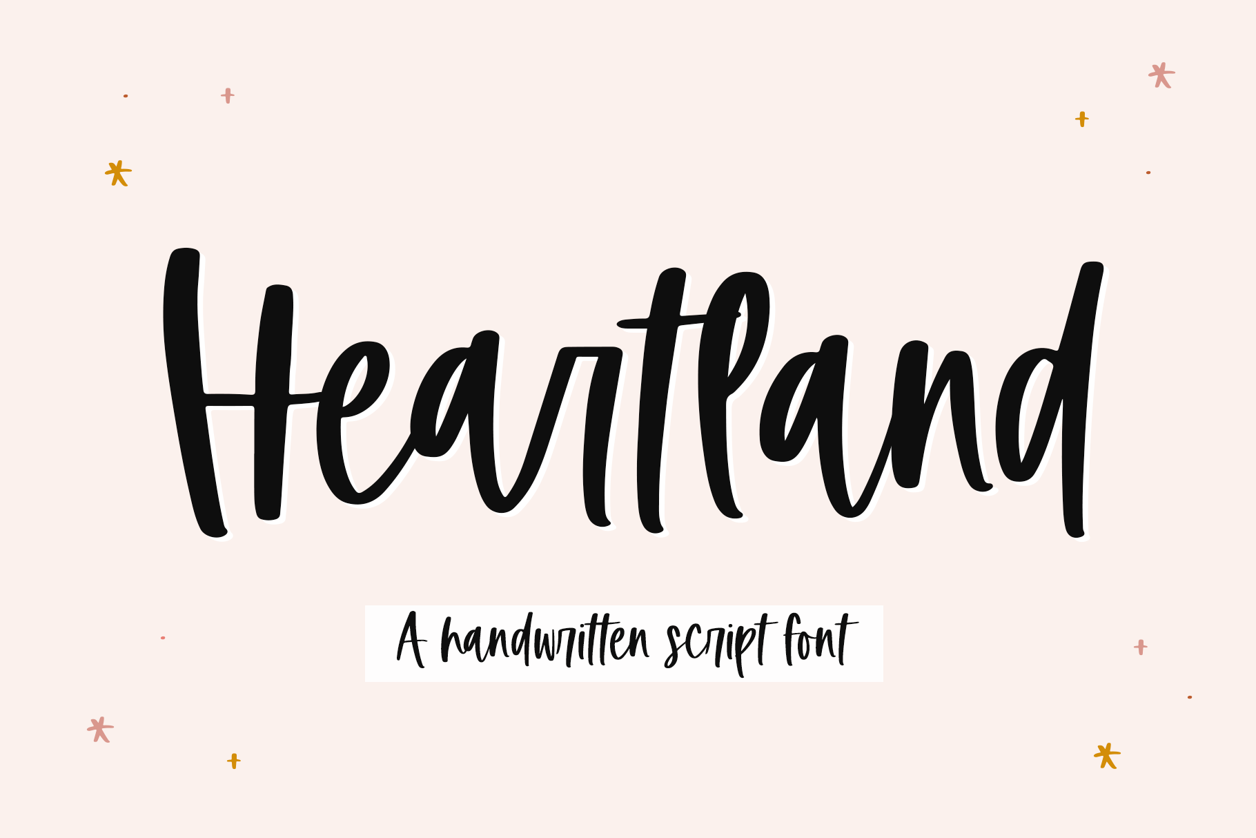 Heartland A Handwritten Script Font By Ka Designs Thehungryjpeg Com