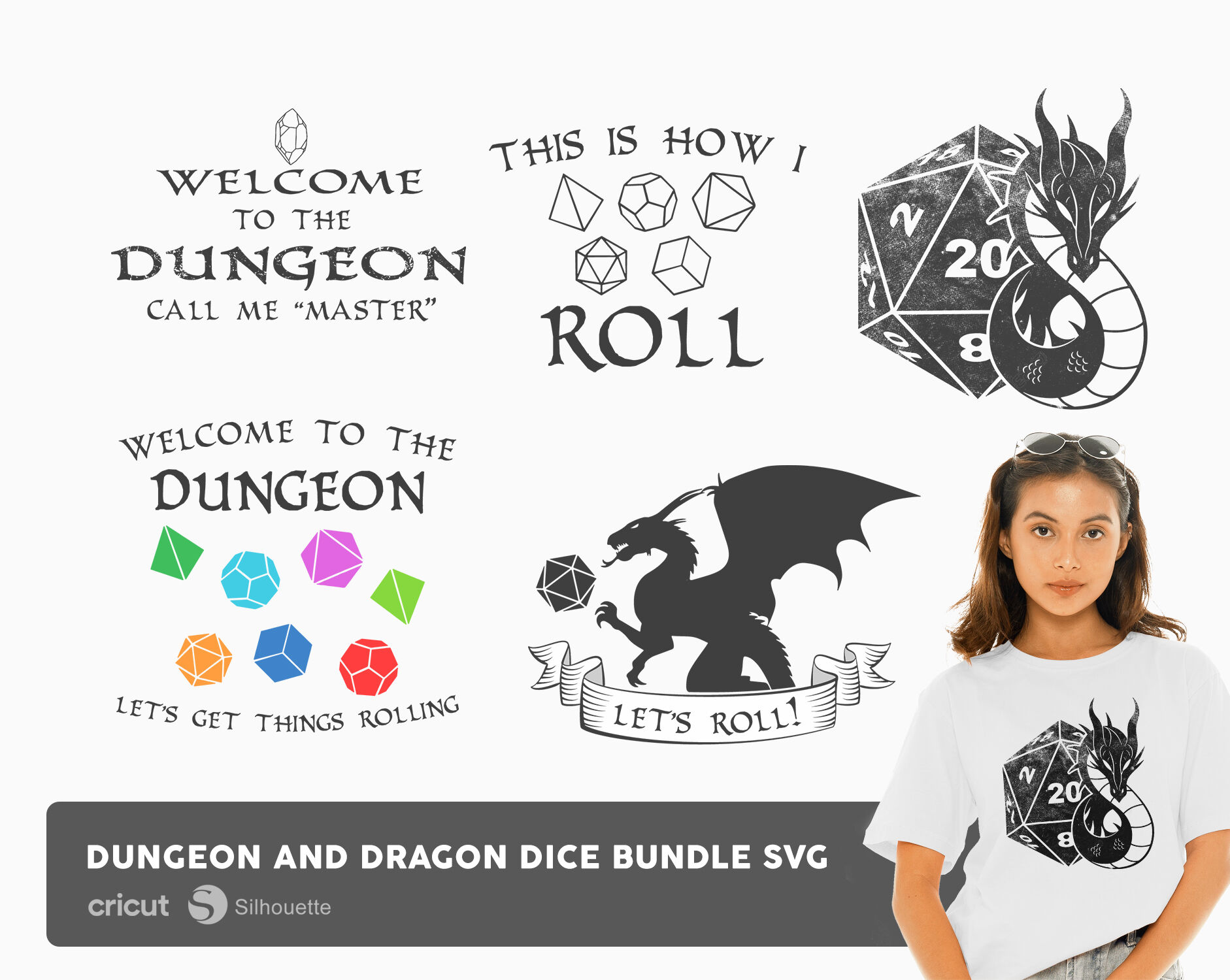 Download Dungeon And Dragon Dice Bundle Svg By Ariodsgn Thehungryjpeg Com PSD Mockup Templates