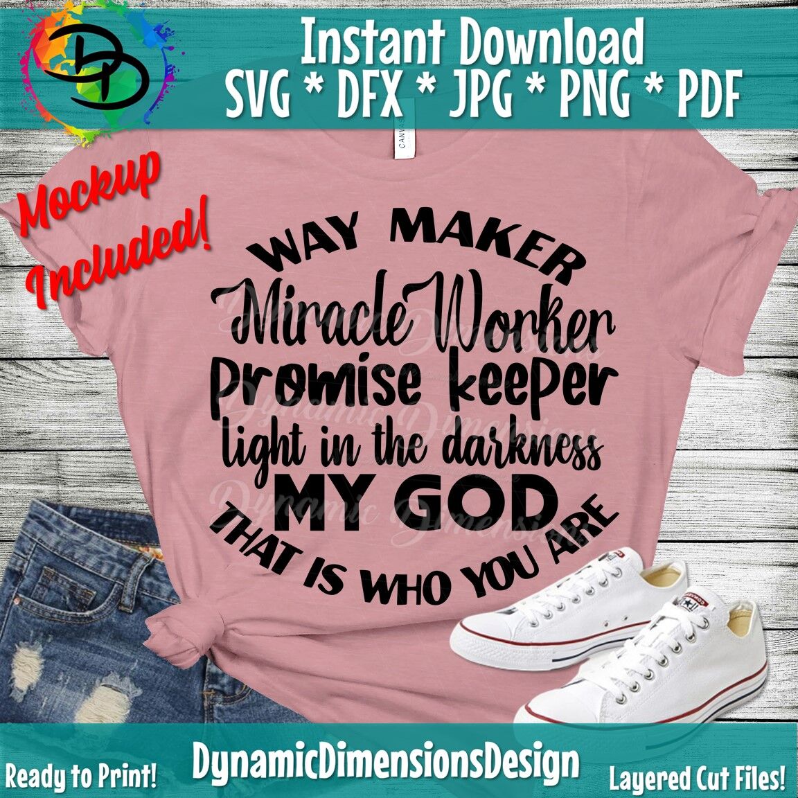 Download Way Maker Svg Way Maker Miracle Worker Promise Keeper Light In The Darkness Svg Faith Christian Religious Silhouette Svg File Cricut By Dynamic Dimensions Thehungryjpeg Com