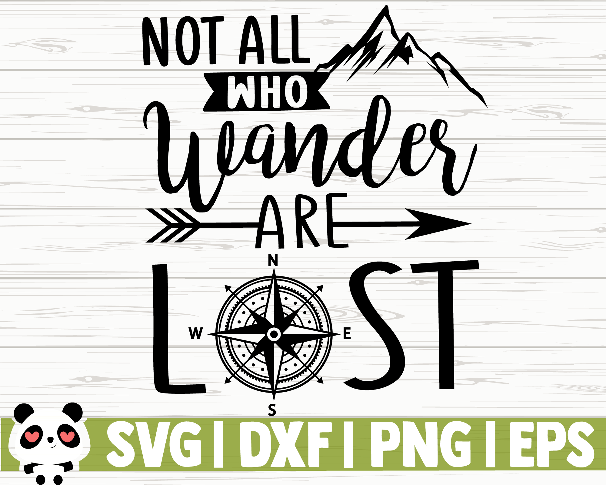 Papercraft Not all those who wander are lost Quote svg Travel SVG ...