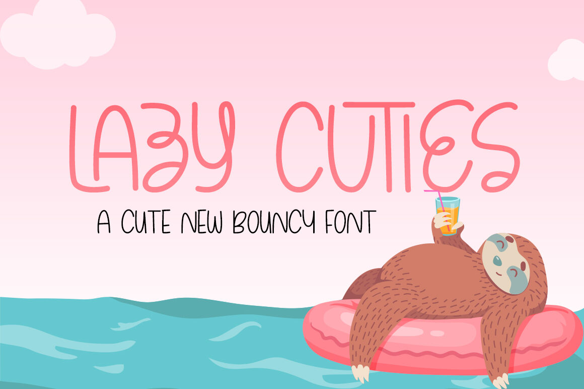 Lazy Cuties Font By Salt Pepper Designs Thehungryjpeg Com