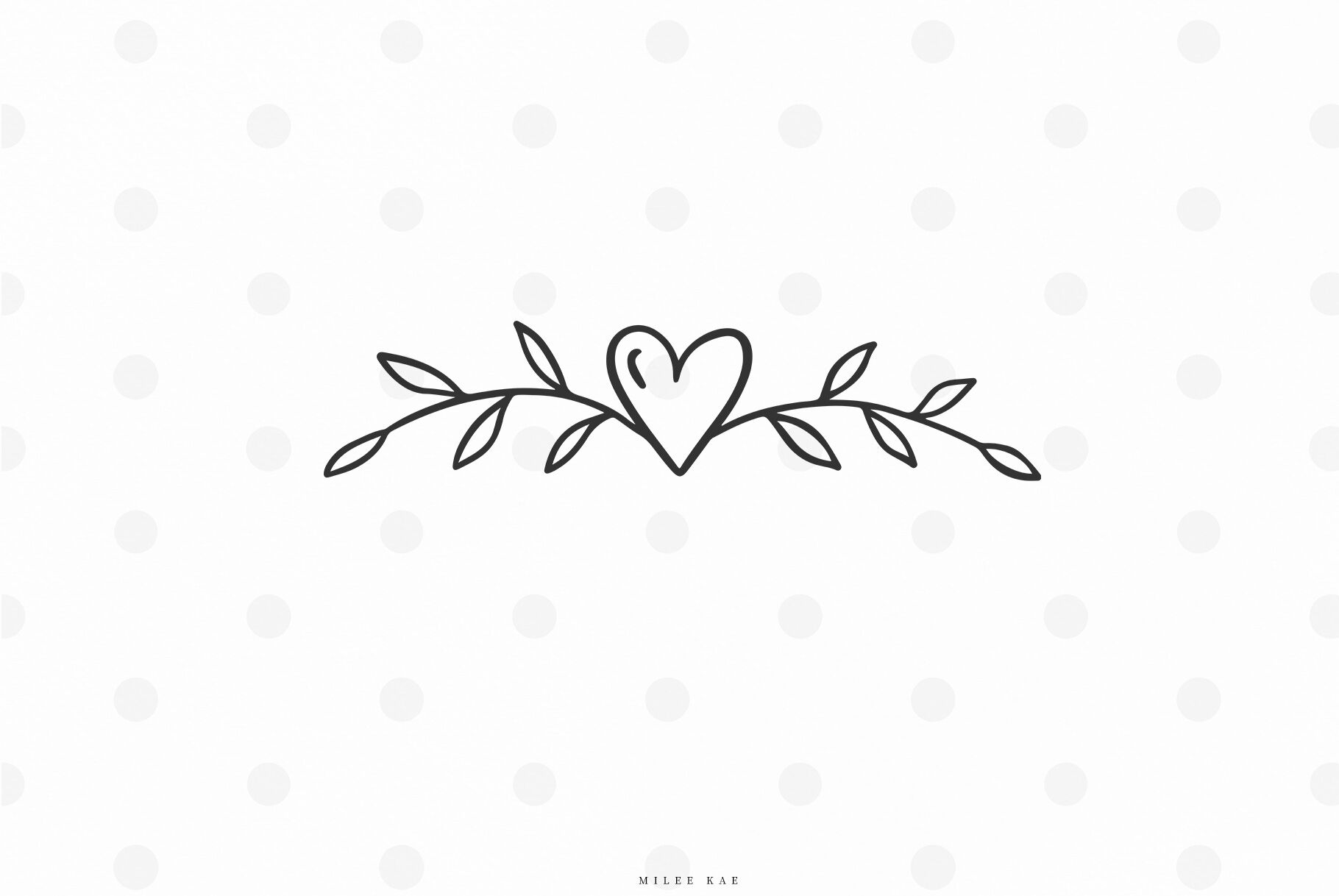 Download Heart Banner Svg Cut File By Michelekae Thehungryjpeg Com
