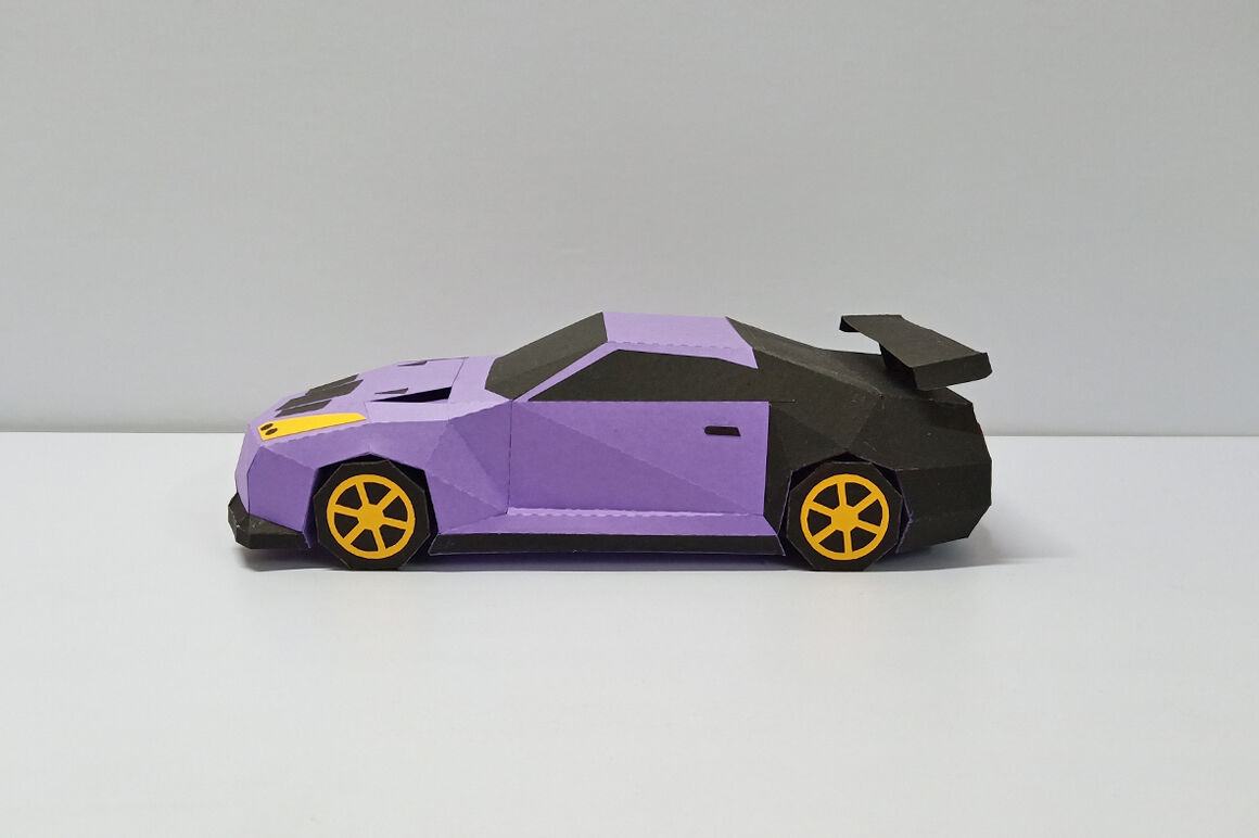 papercraft car model