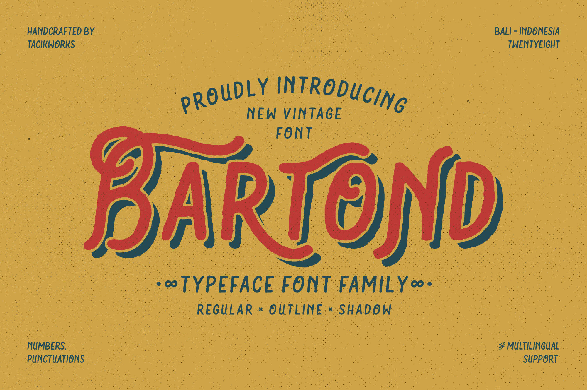 Bartond Typeface By Wilder Collective Thehungryjpeg Com