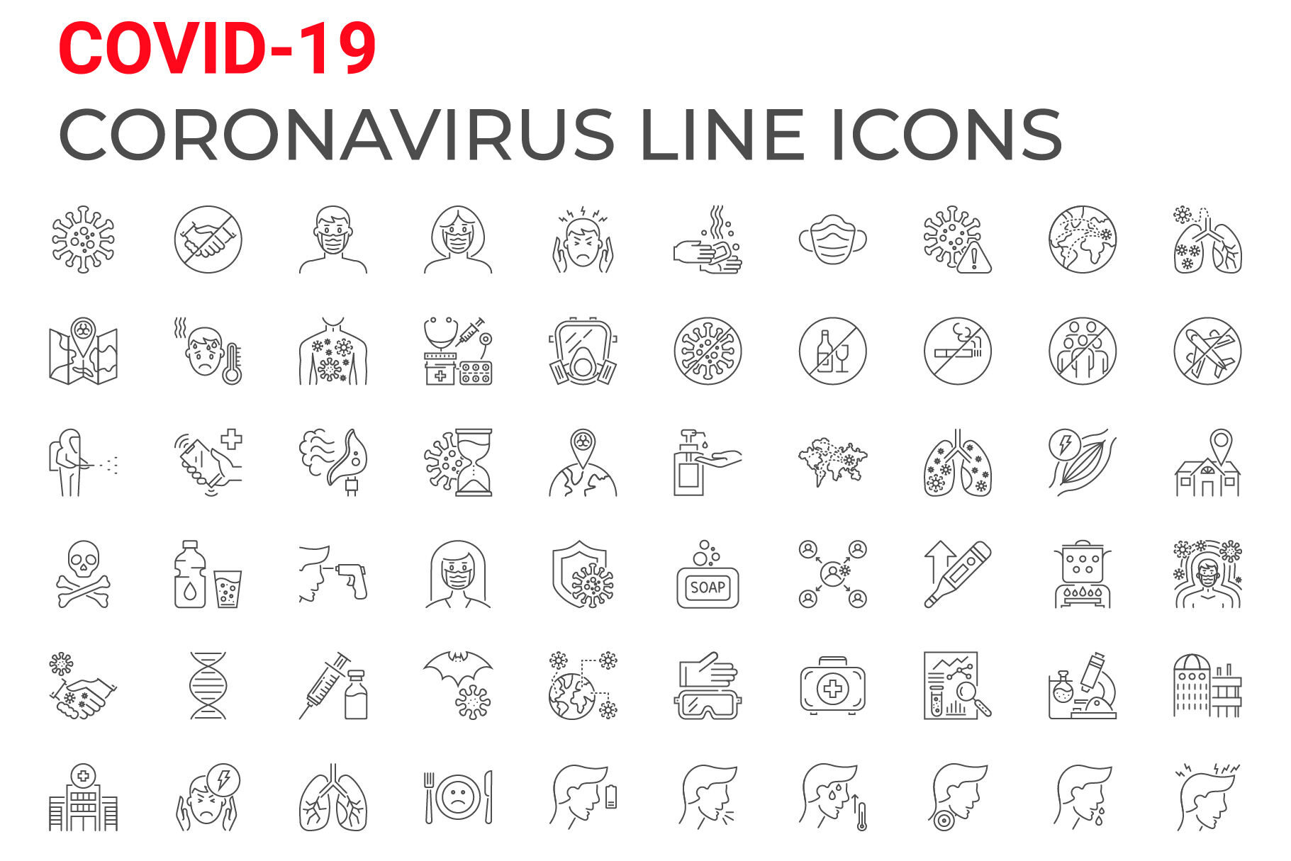 Coronavirus Covid 19 Pandemic By Vector Design Thehungryjpeg Com