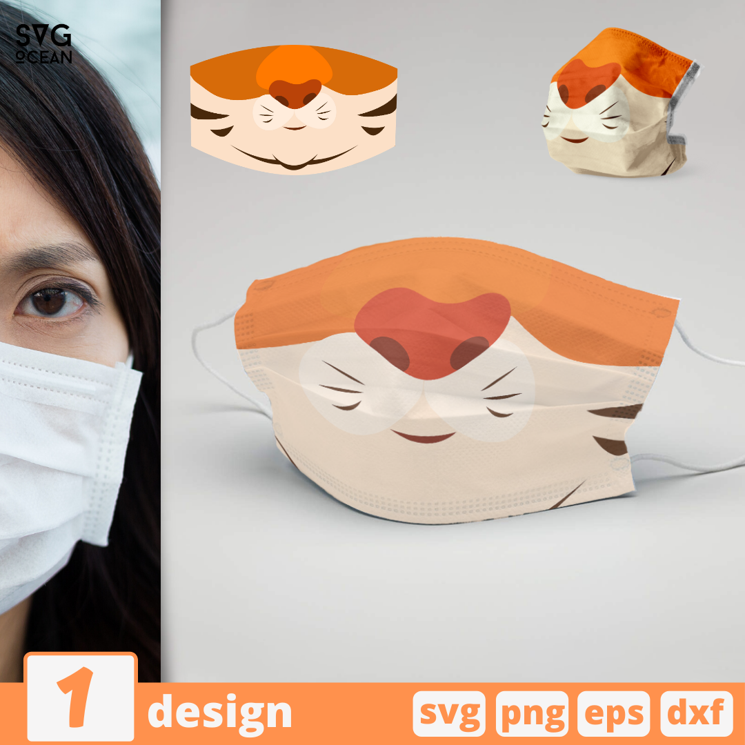 Download Animal Faces Mask Svg Pattern Animals Faces Svg By Svgocean Thehungryjpeg Com