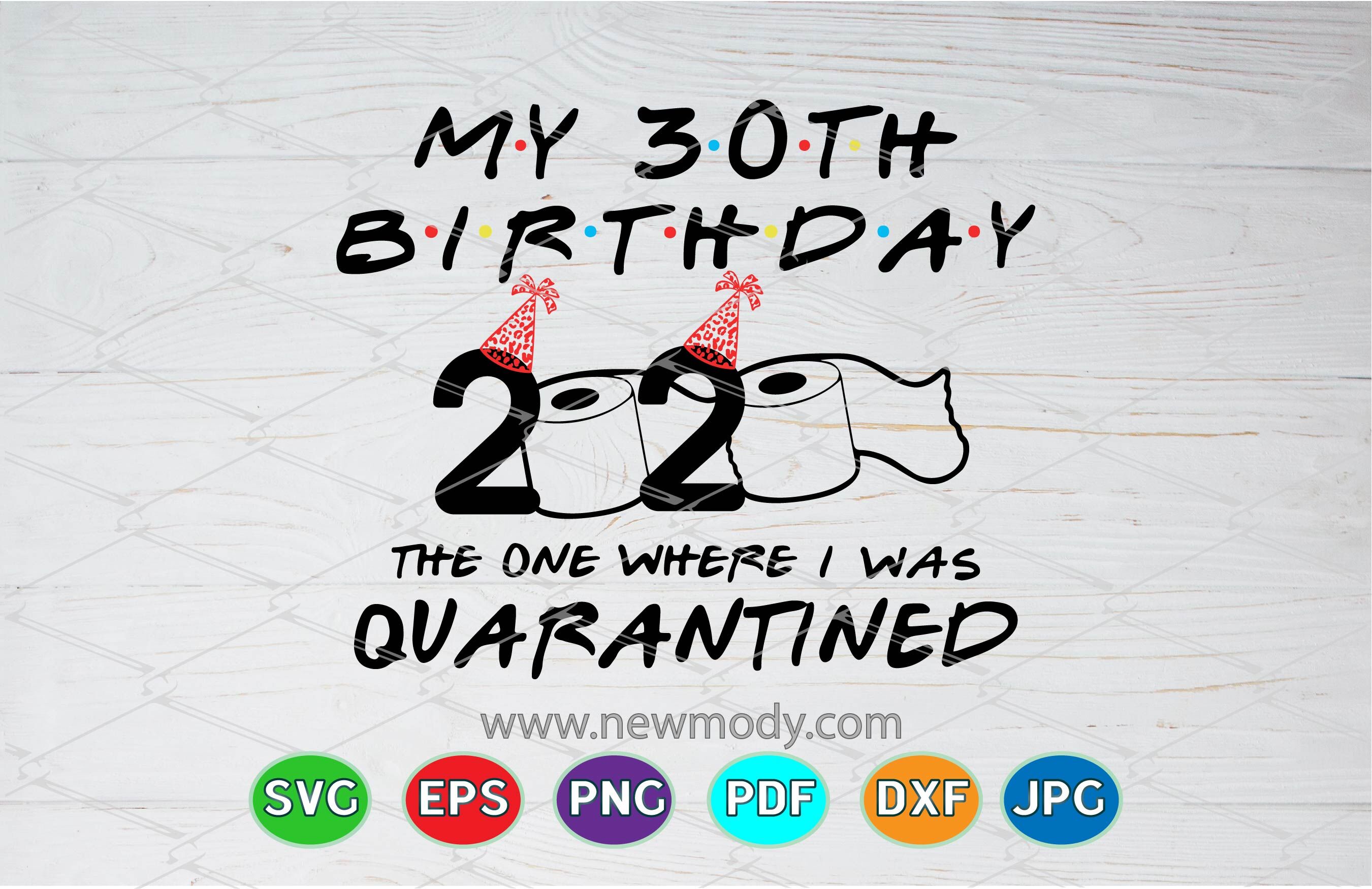 Download Download Svg Quarantine Birthday for Cricut, Silhouette, Brother Scan N Cut Cutting Machines