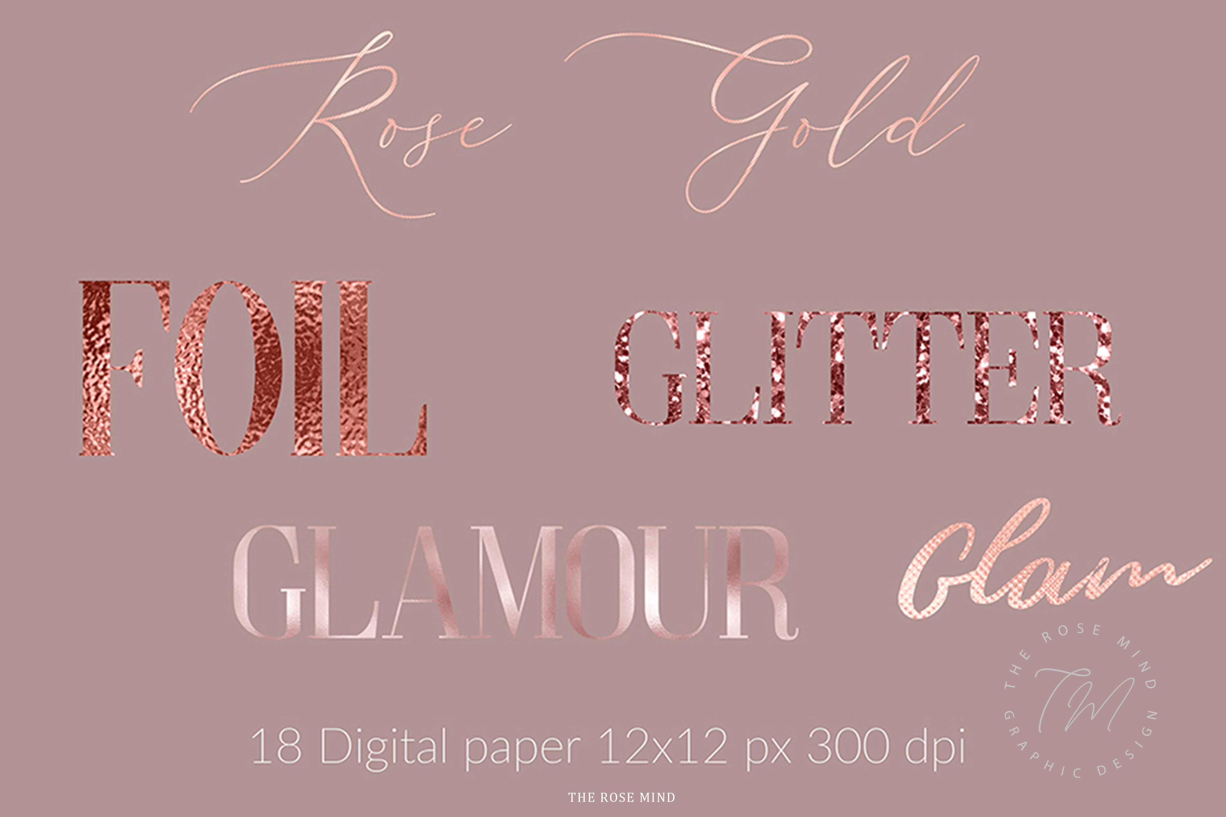 Download Rose Gold Seamless foil digital paper By TheRoseMind ...