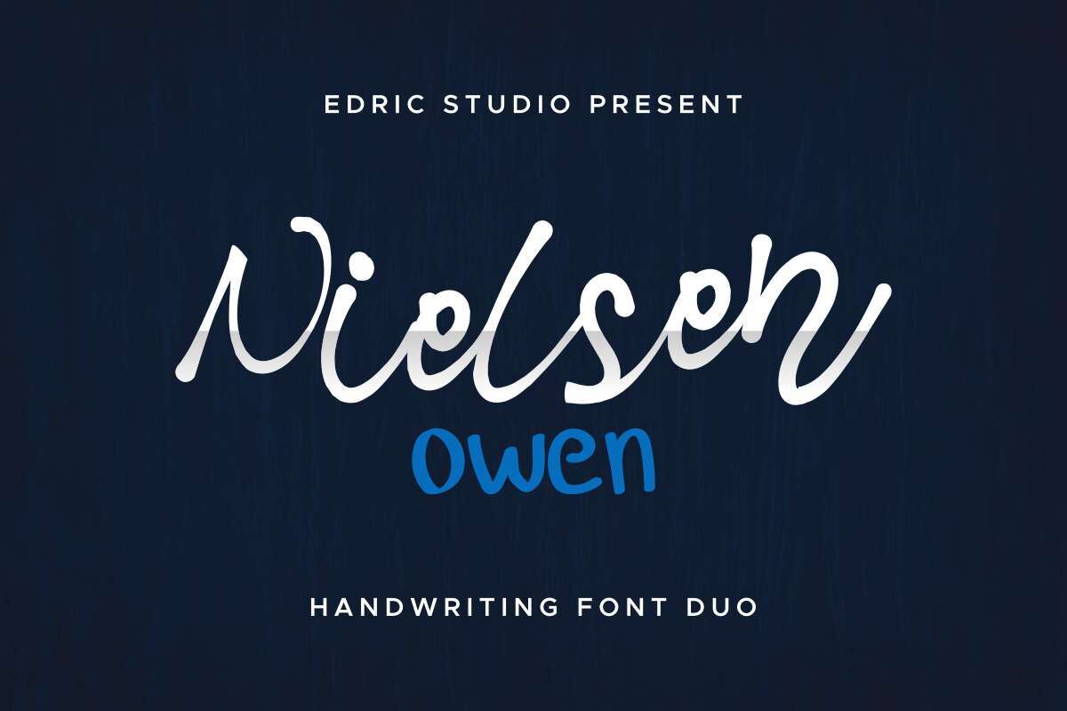 Nielsen Owen By Edric Studio Thehungryjpeg Com