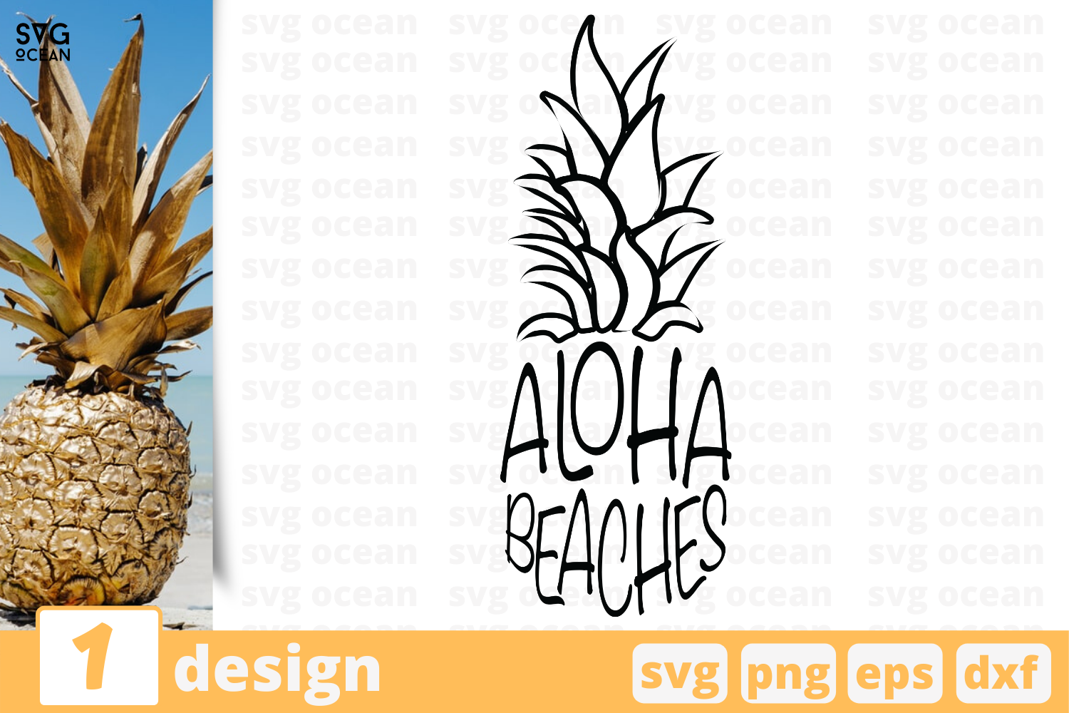 Download 1 Pineapple Svg Bundle Aloha Beaches Cricut Svg By Svgocean Thehungryjpeg Com SVG, PNG, EPS, DXF File