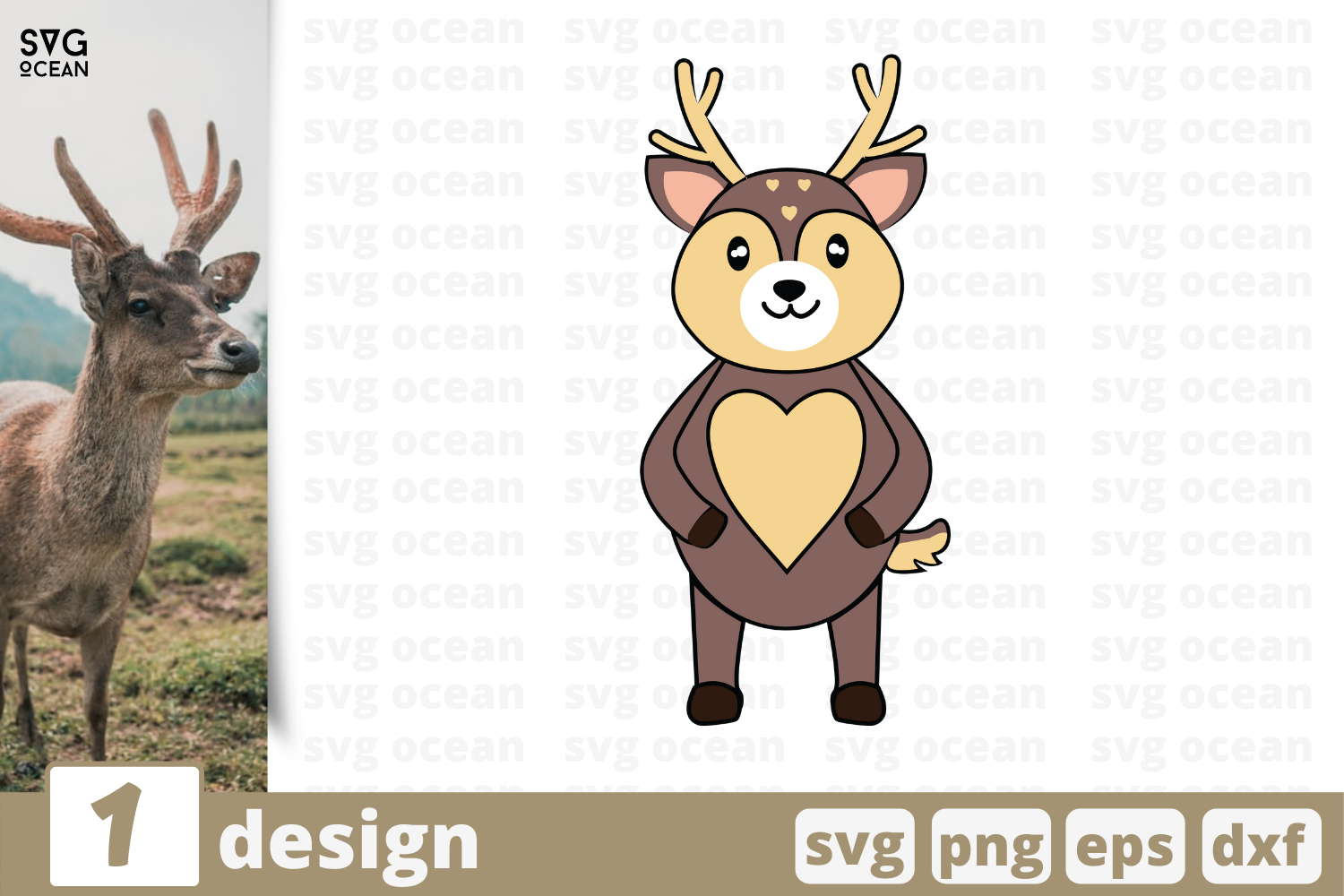 Download 1 Baby Deer Svg Bundle Deer Cricut Svg By Svgocean Thehungryjpeg Com
