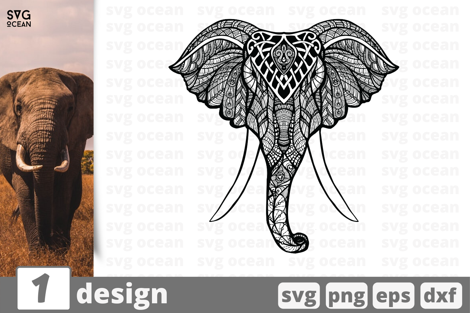 Free Free 195 Elephant Svg Black And White SVG PNG EPS DXF File