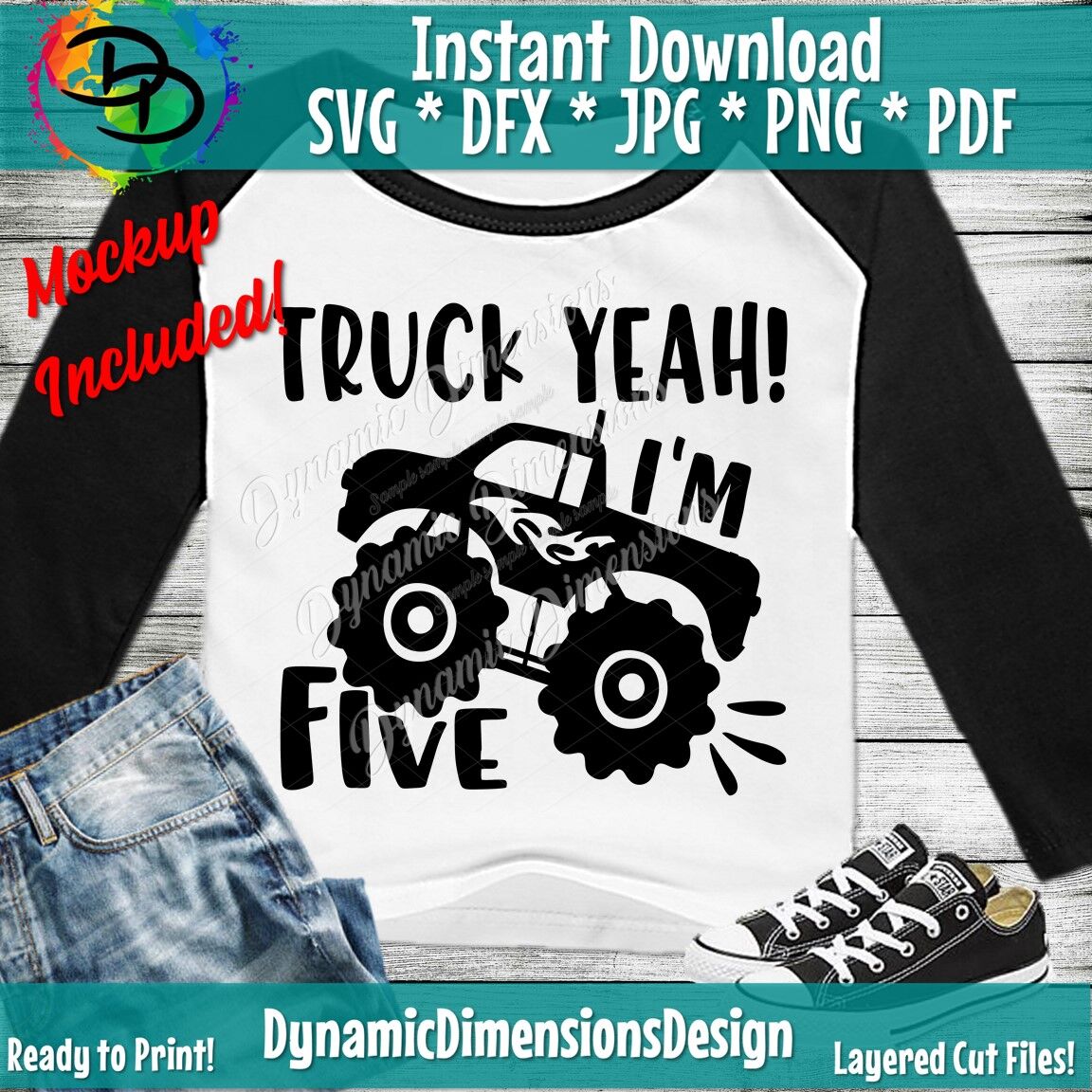 Free Free 250 Monster Truck Birthday Shirt Svg SVG PNG EPS DXF File