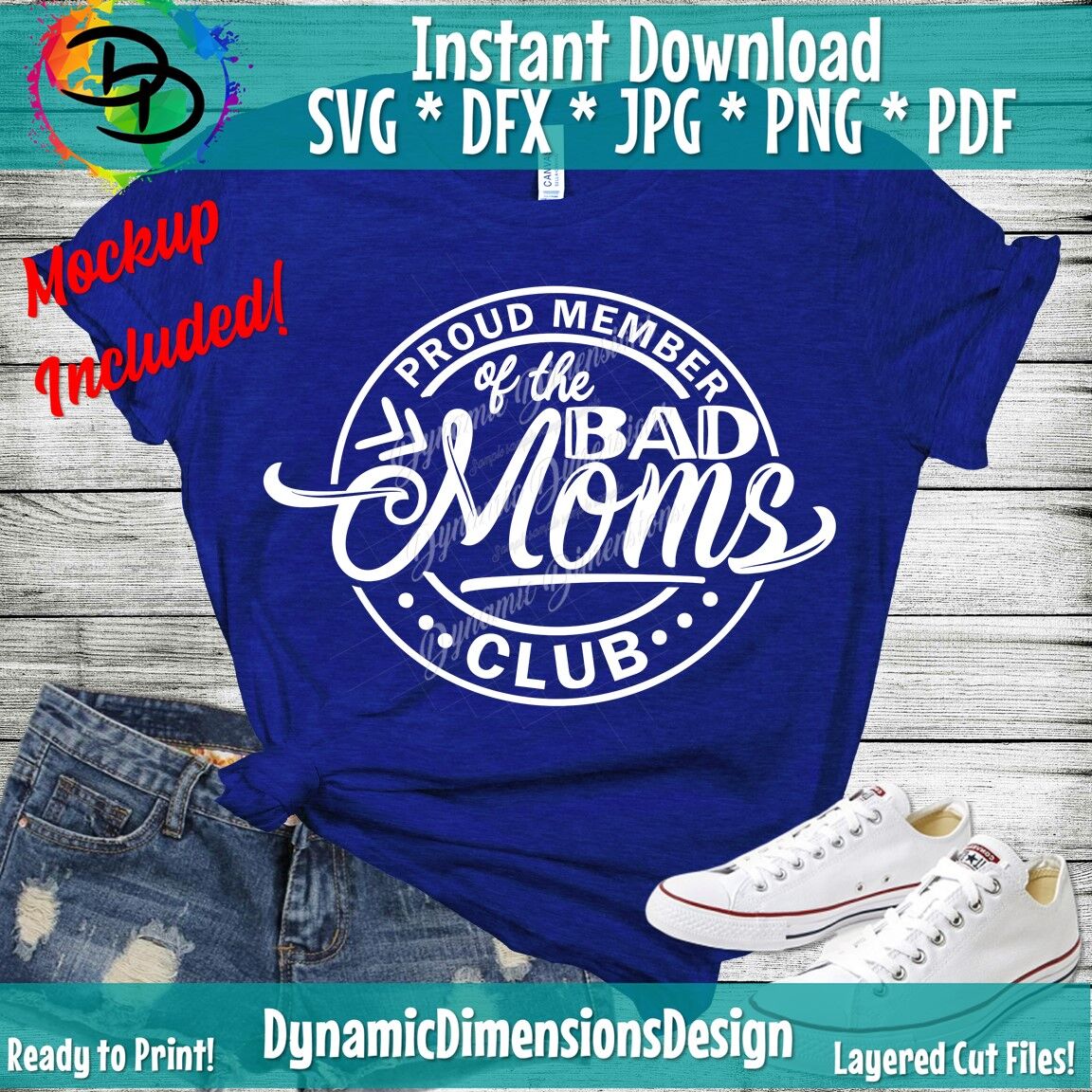 Mom Svg Proud Member Of The Bad Moms Club Proud Member Of The Bad Mo By Dynamic Dimensions Thehungryjpeg Com