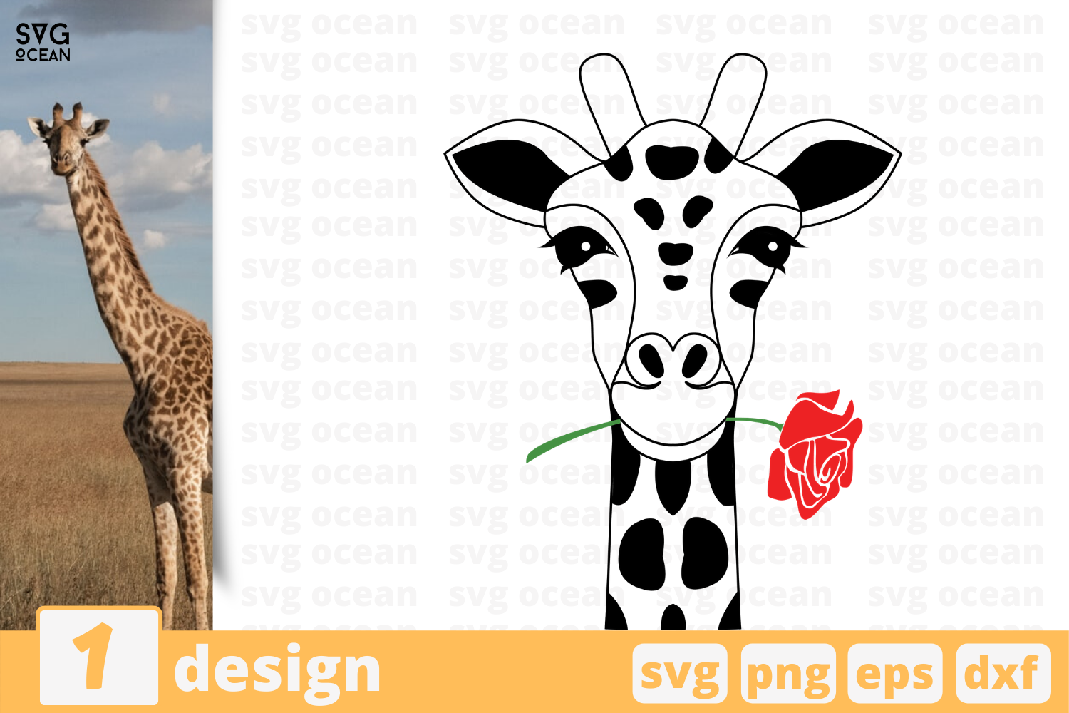 1 GIRAFFE svg bundle, animal cricut svg By SvgOcean | TheHungryJPEG